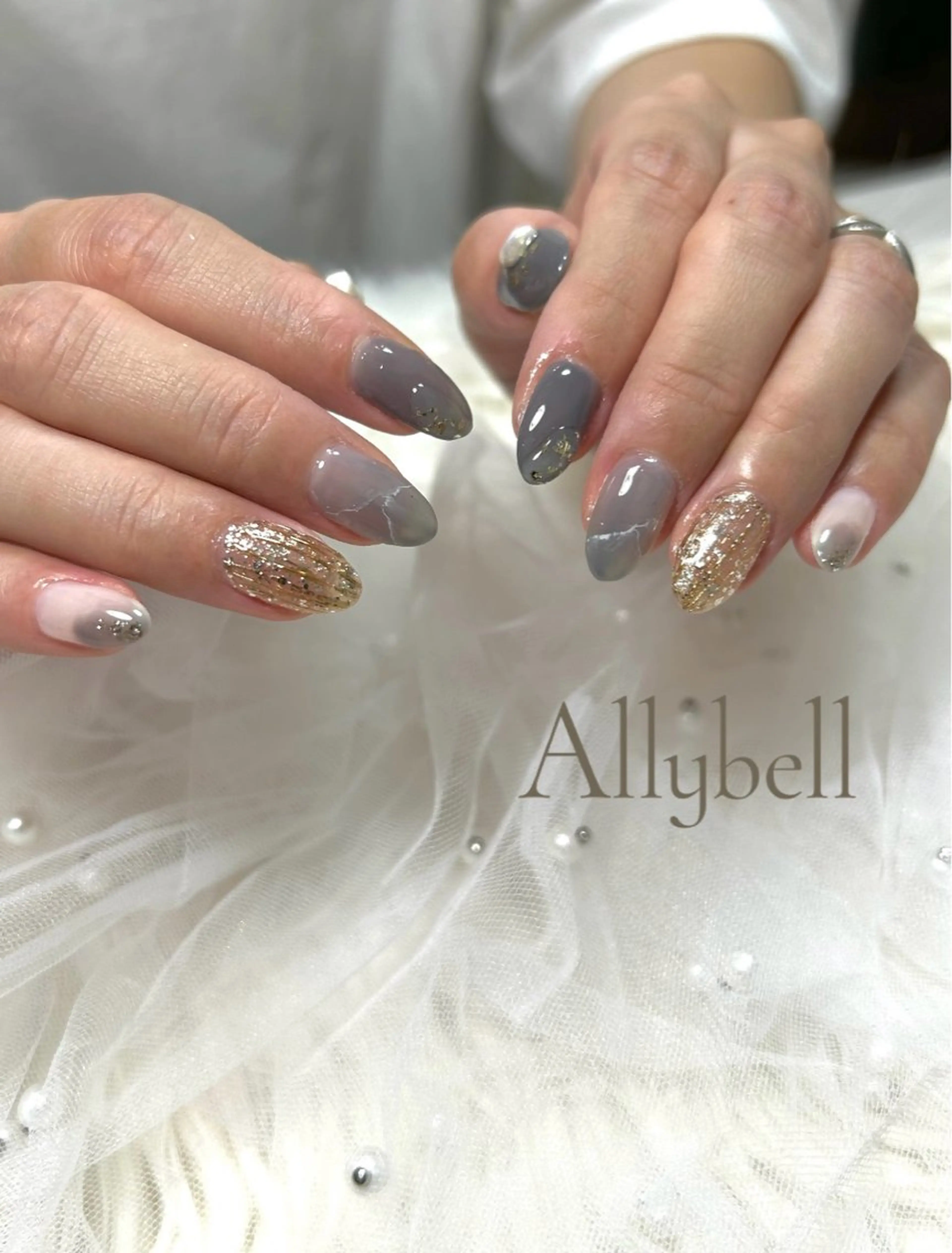 ネイル Allybell🫧 Ayakaのネイルデザイン