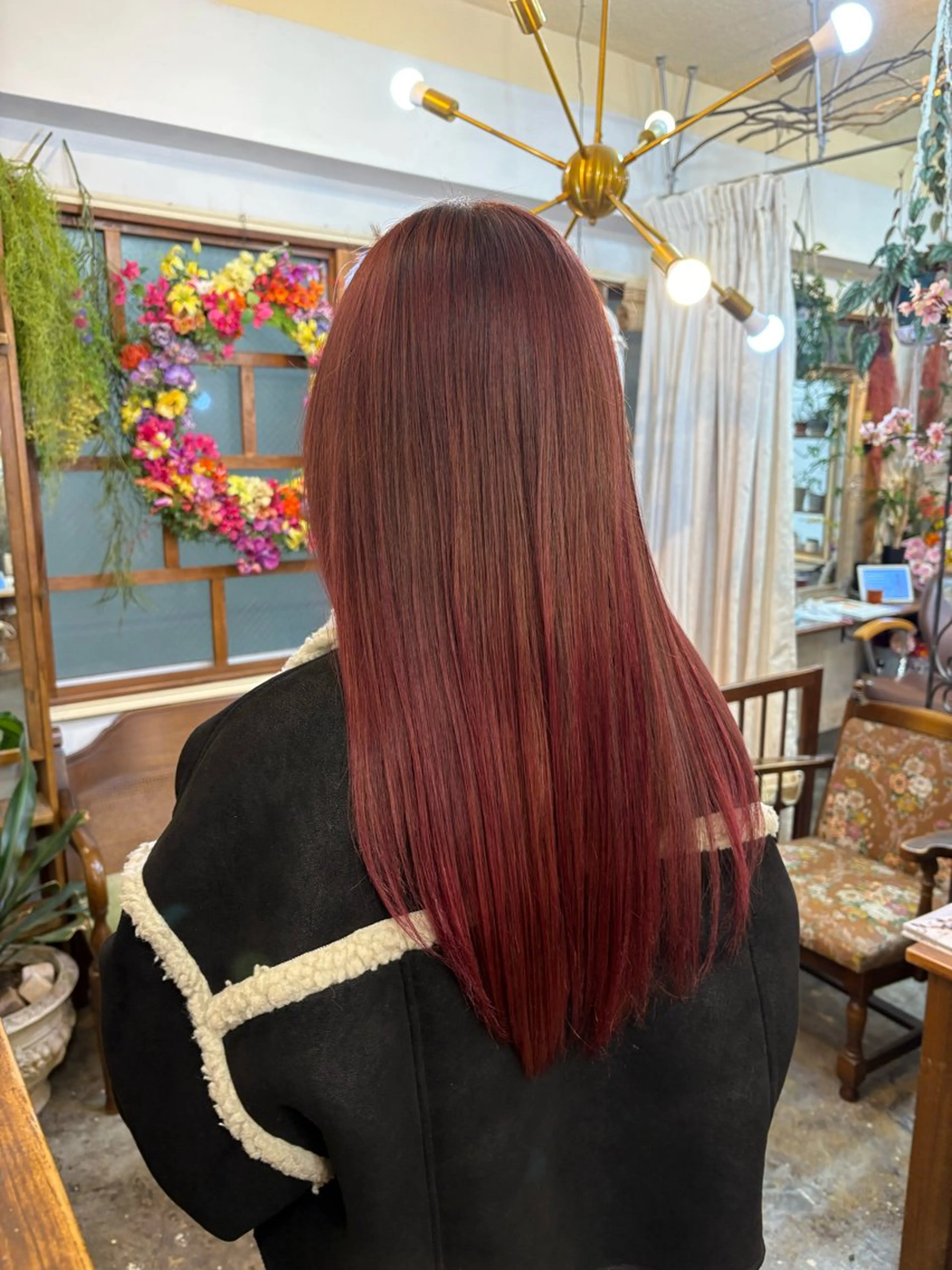 🌸新規🌸ツヤ感ワンカラー＋クイックトリートメントの写真