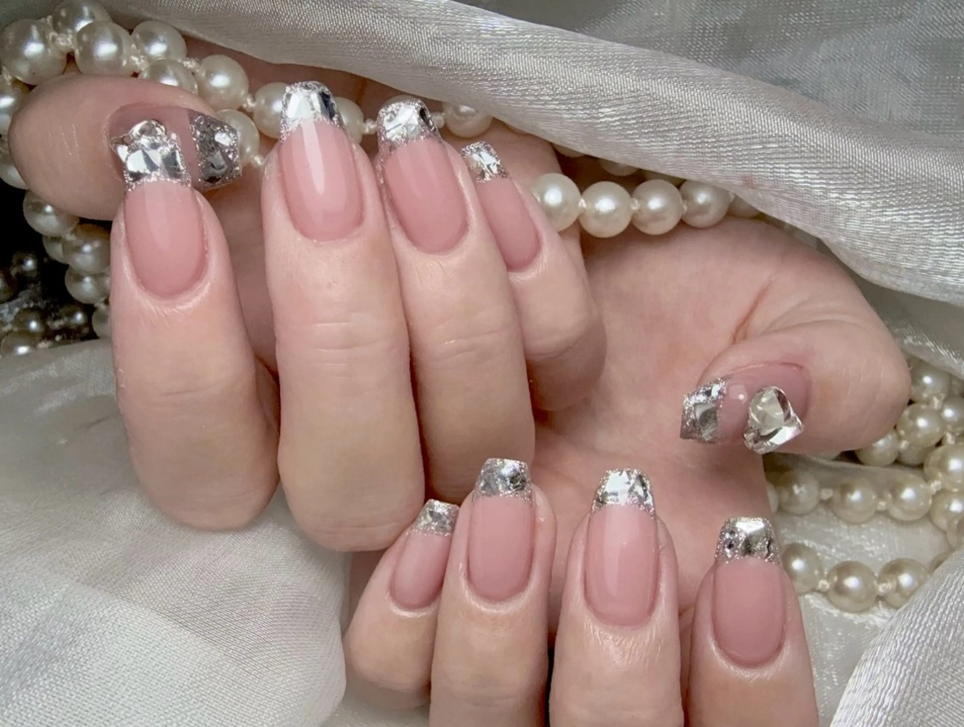 ネイル オーロラネイル べっ甲ネイル ブルー チークネイル フットネイル ハンドネイル ハンドケア For you. Nail Salonのネイルデザイン