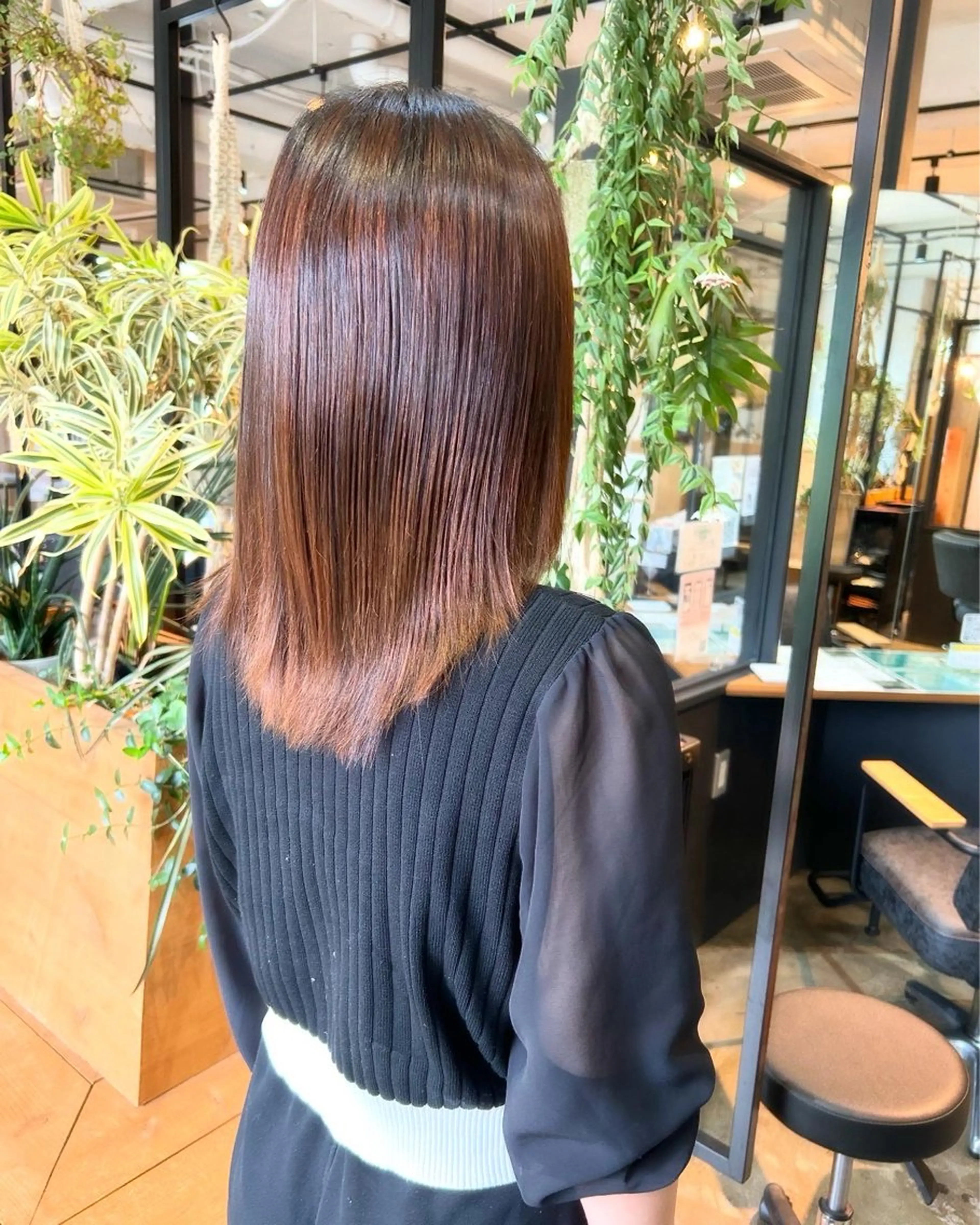 ミディアム ヘアカラー FERIA桃山台🍑 𝕄𝕖𝕘𝕦のヘアスタイル