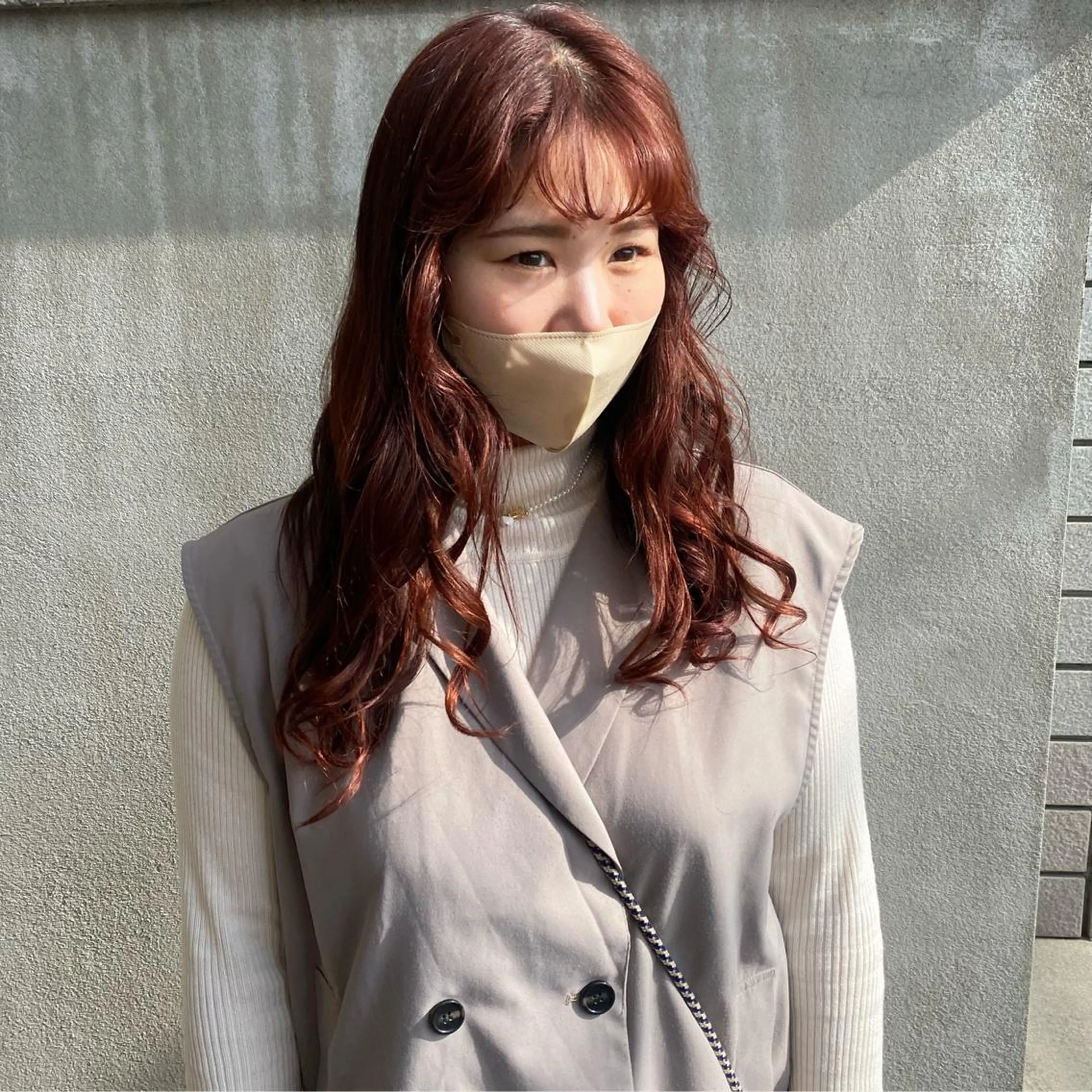 ロング カット ヘアカラー en⁺ trust所属・山口 麗音のヘアスタイル