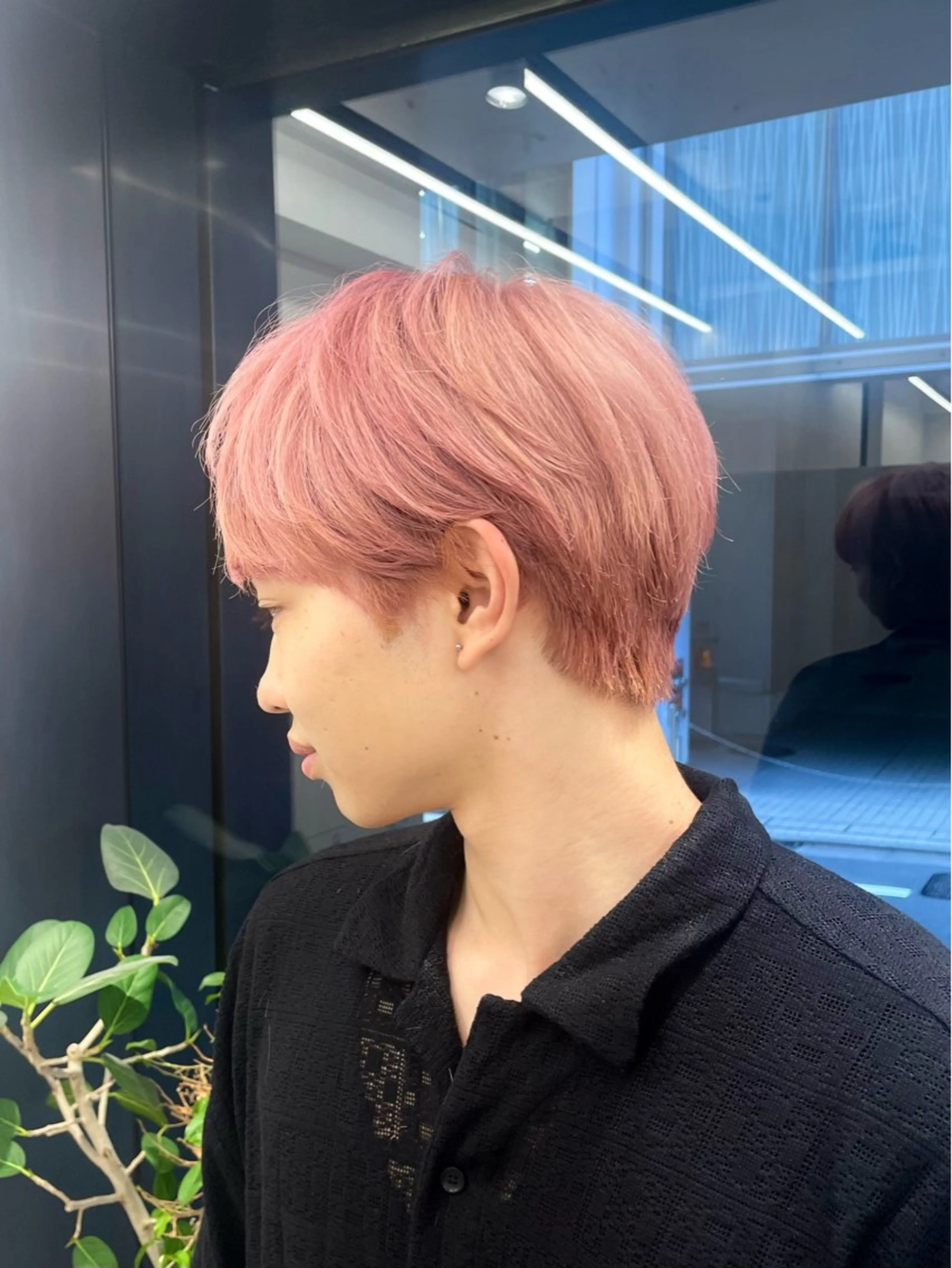 カラー メンズ メンズブリーチ メンズハイトーン マッシュ シースルーマッシュ ブリーチ 全メニュー得意です！ TAIGAのヘアスタイル