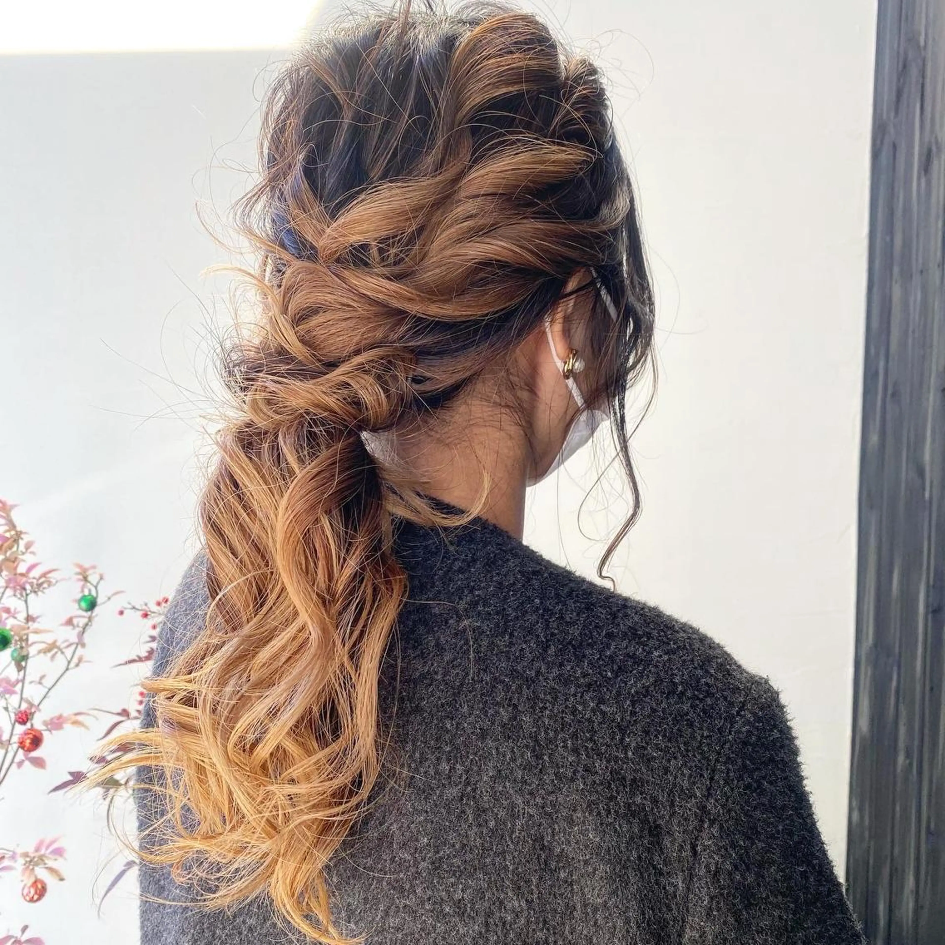 ヘアアレンジ 青とそら いしざかのヘアスタイル