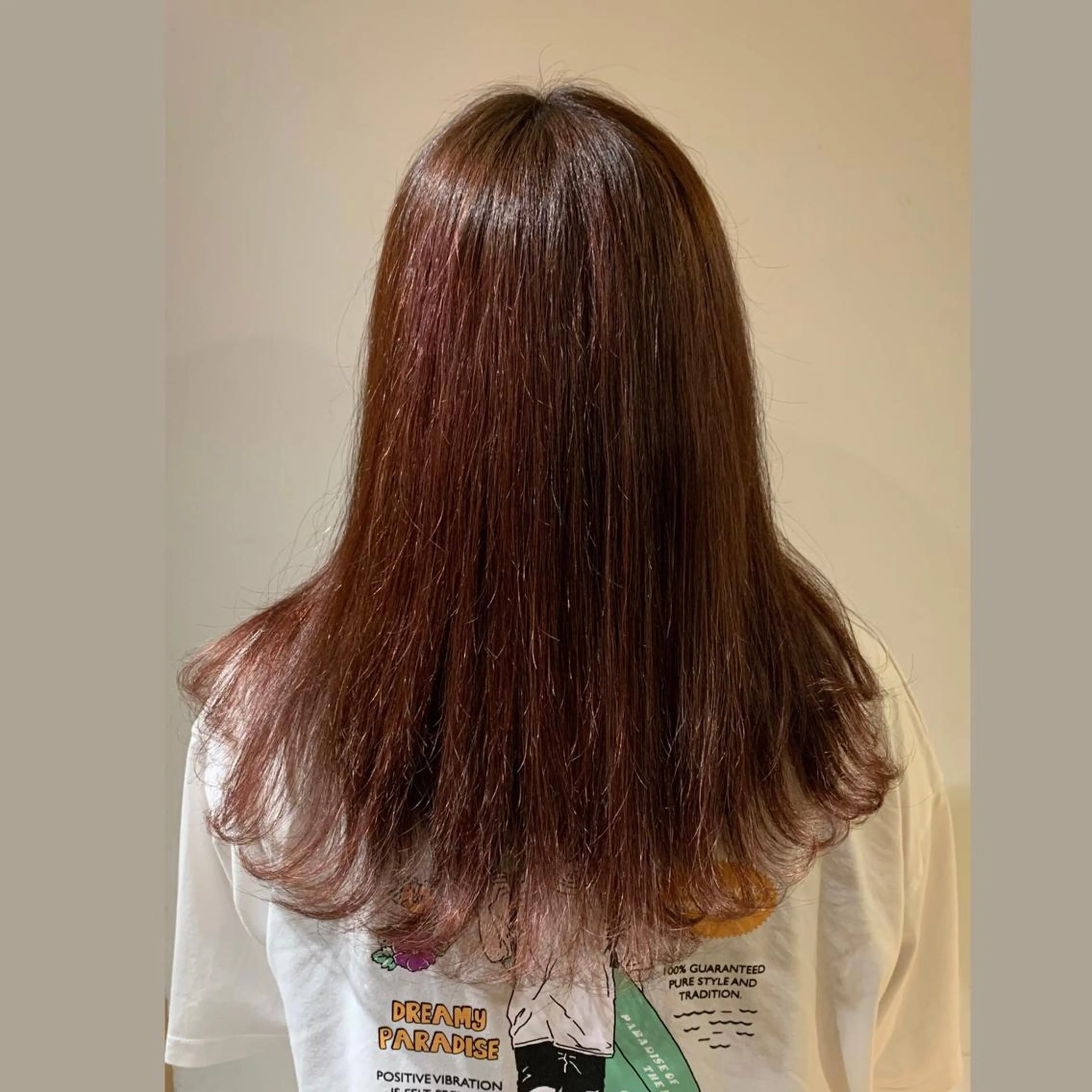 ロング カラー ピンクカラー 松元 裕樹のヘアスタイル