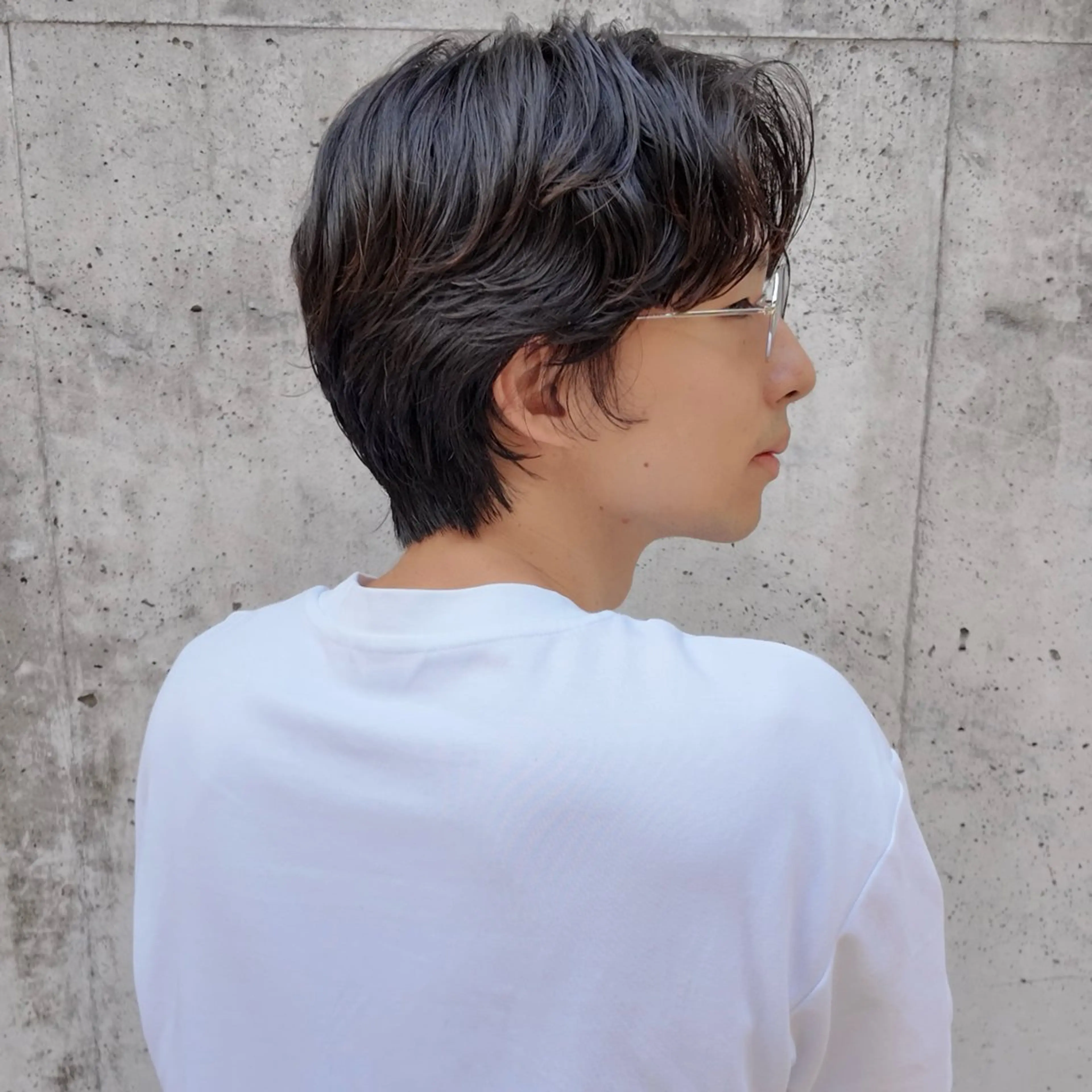 ミディアム パーマ メンズ カット パーマ メンズパーマ /大阪/福島駅/りなのヘアスタイル