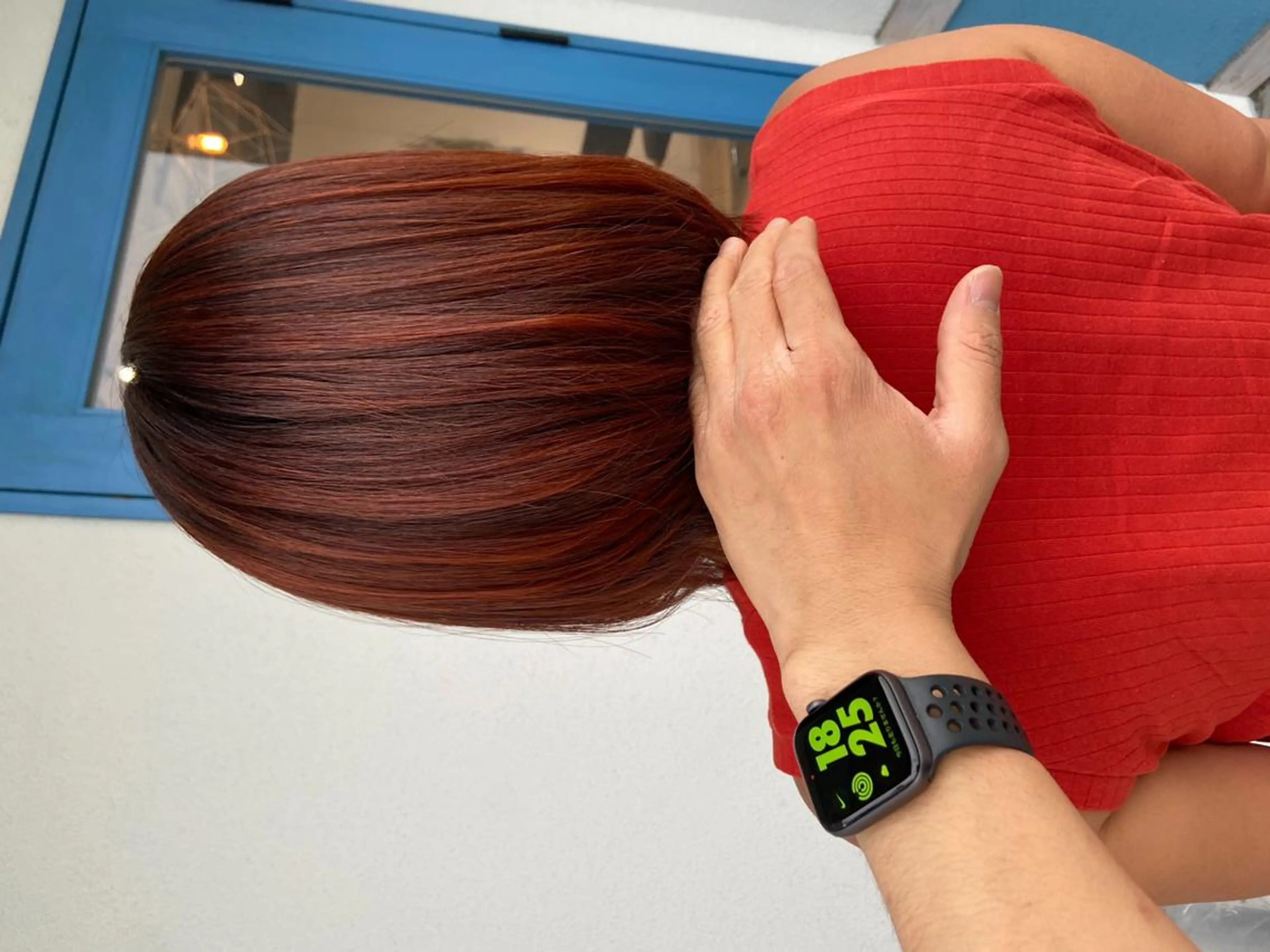 カラー セミロング アディクシーカラー アッシュ バレイヤージュ ブリーチ ケアブリーチ corazon ブリーチのヘアスタイル