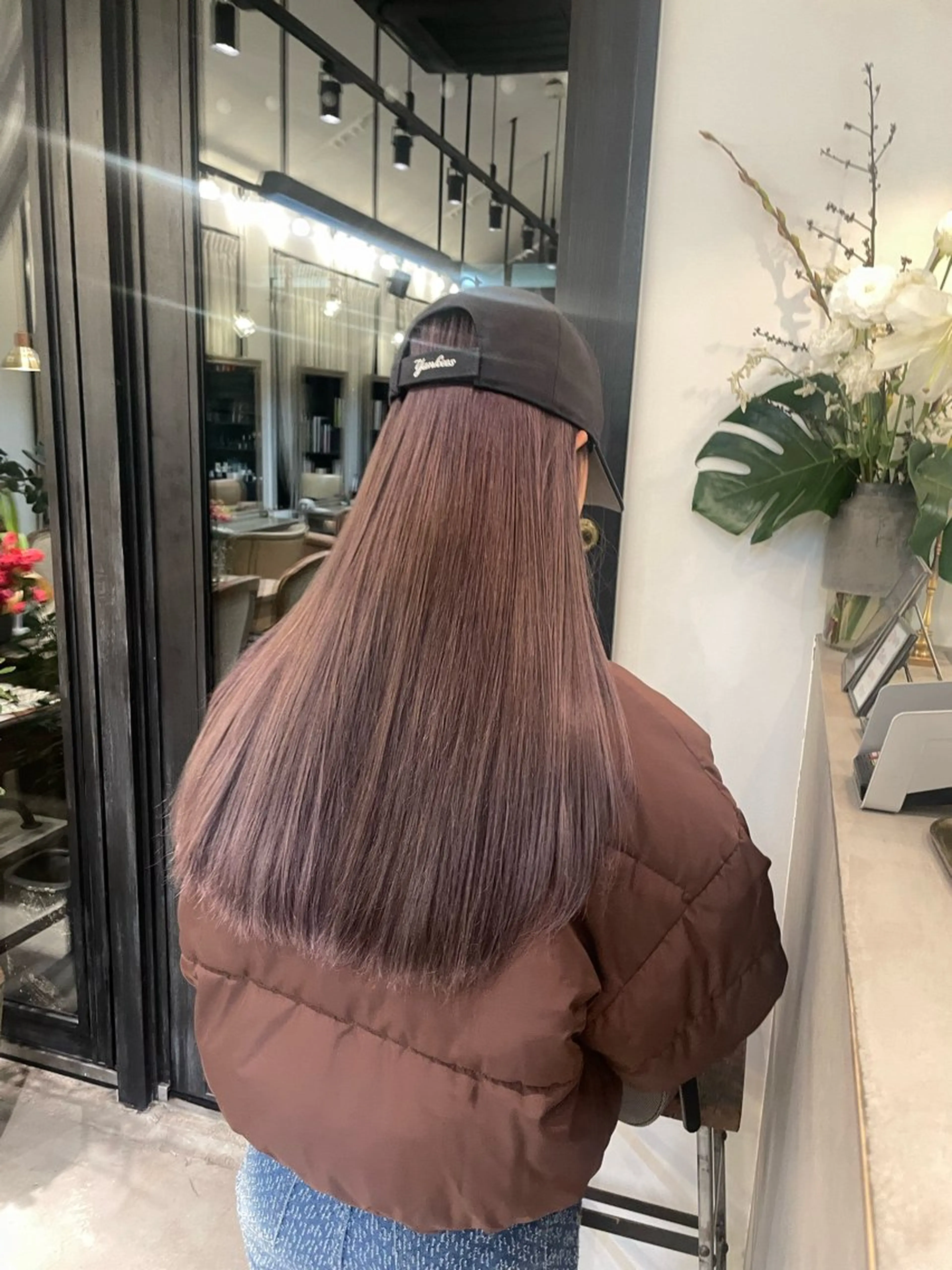 ロング ヘアカラー 田中 陽菜乃のヘアスタイル