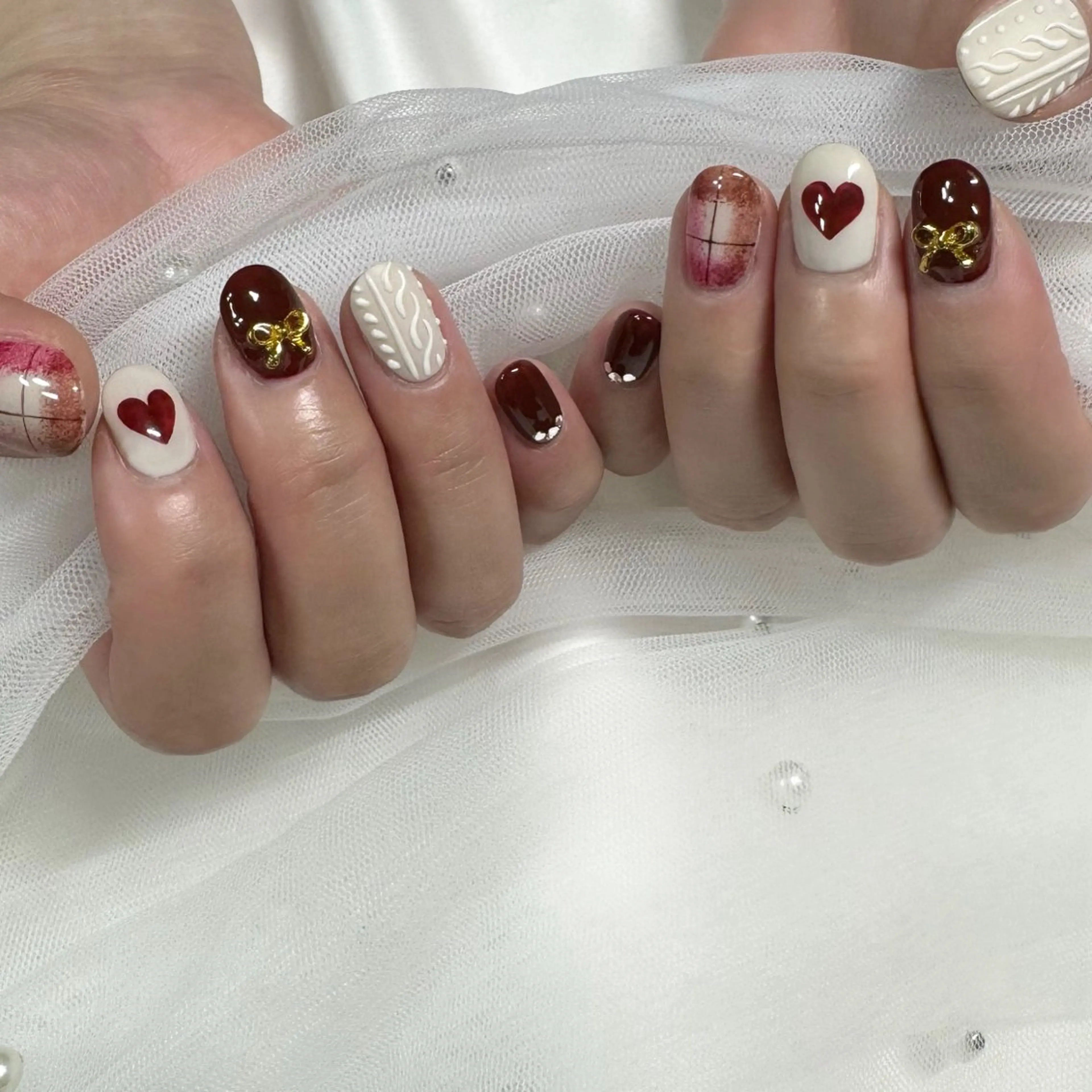 ネイル ジェルネイル 東 千夏のネイルデザイン