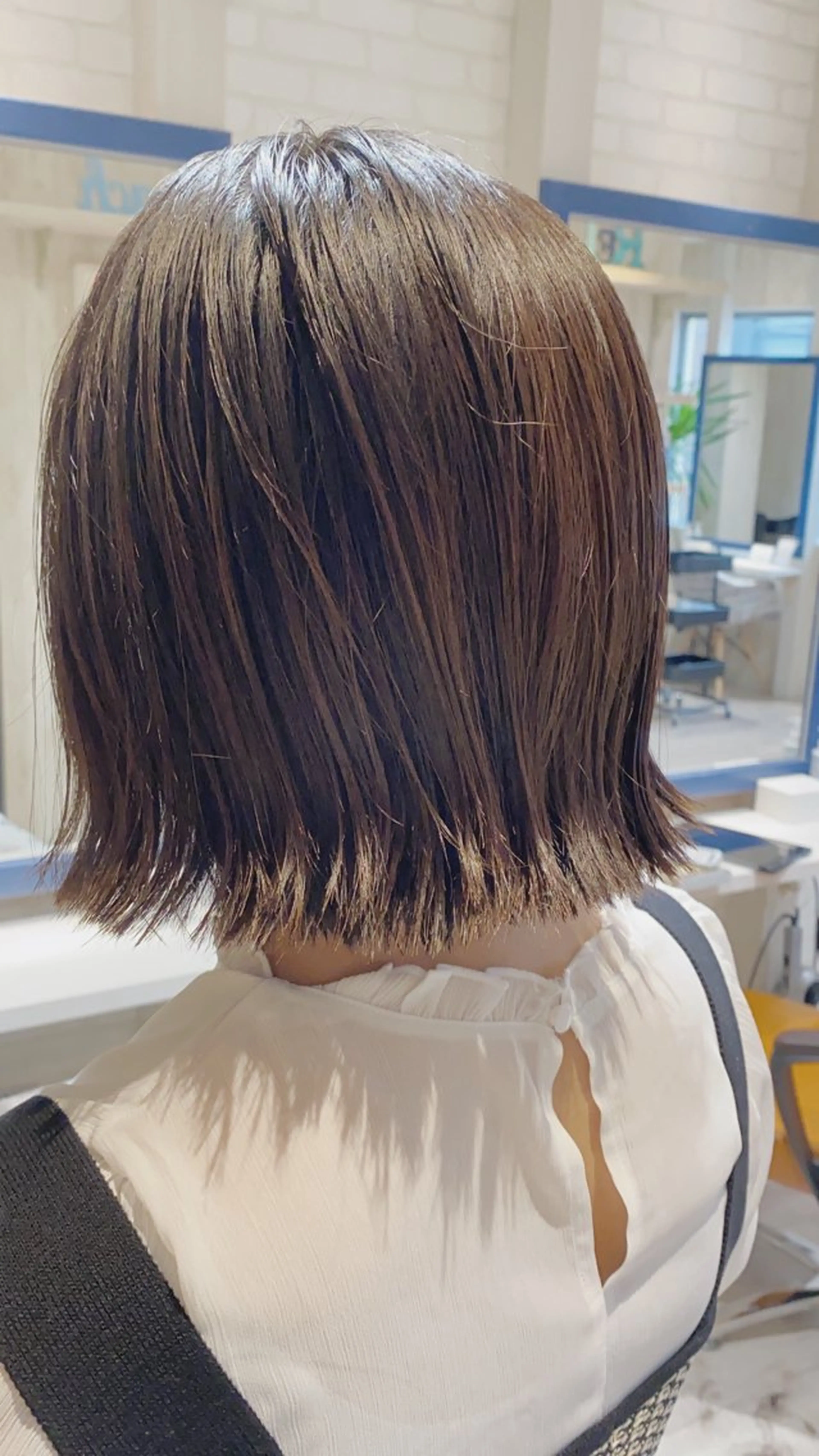 ミディアム 小島あゆ美/髪質改善 /縮毛矯正/ケラコラのヘアスタイル