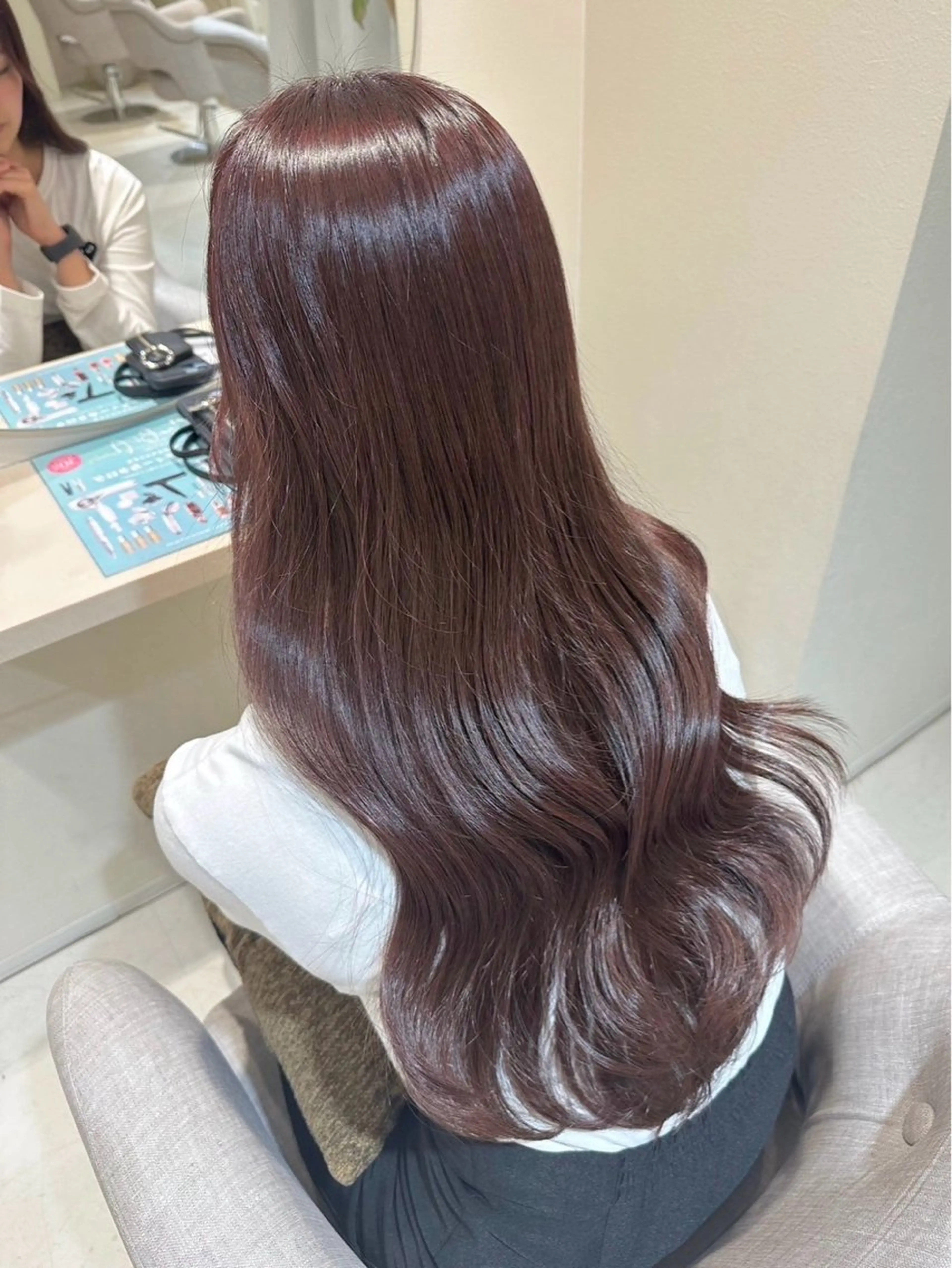 ロング カラー ヘアカラー クレビアヘアーアンドエステ(CreBiA-hair&esthe-)所属・塚本 希来のヘアスタイル