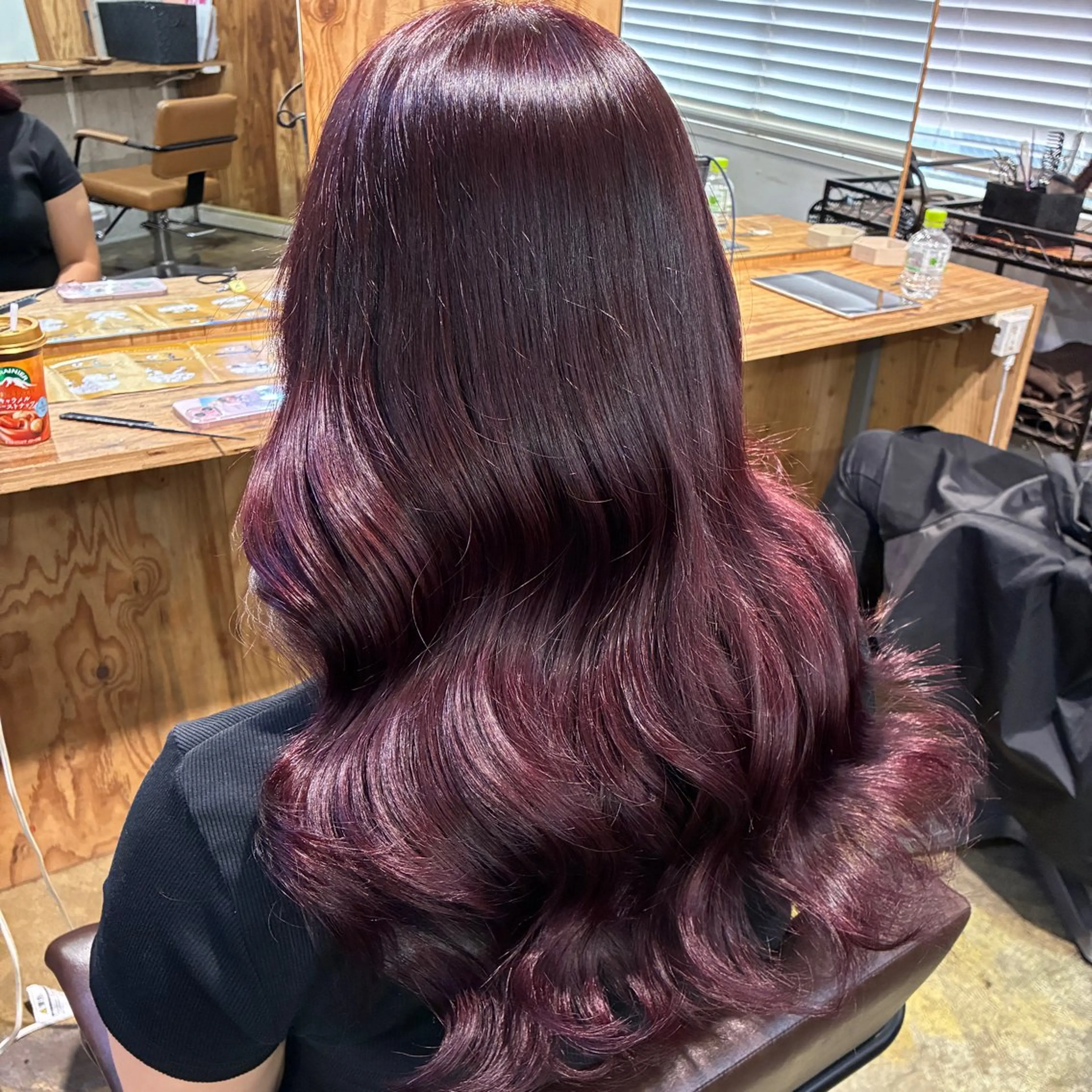 セミロング カラー ヘアカラー トリートメント ふかたさや🫧 艶感✖️透明感カラーのヘアスタイル