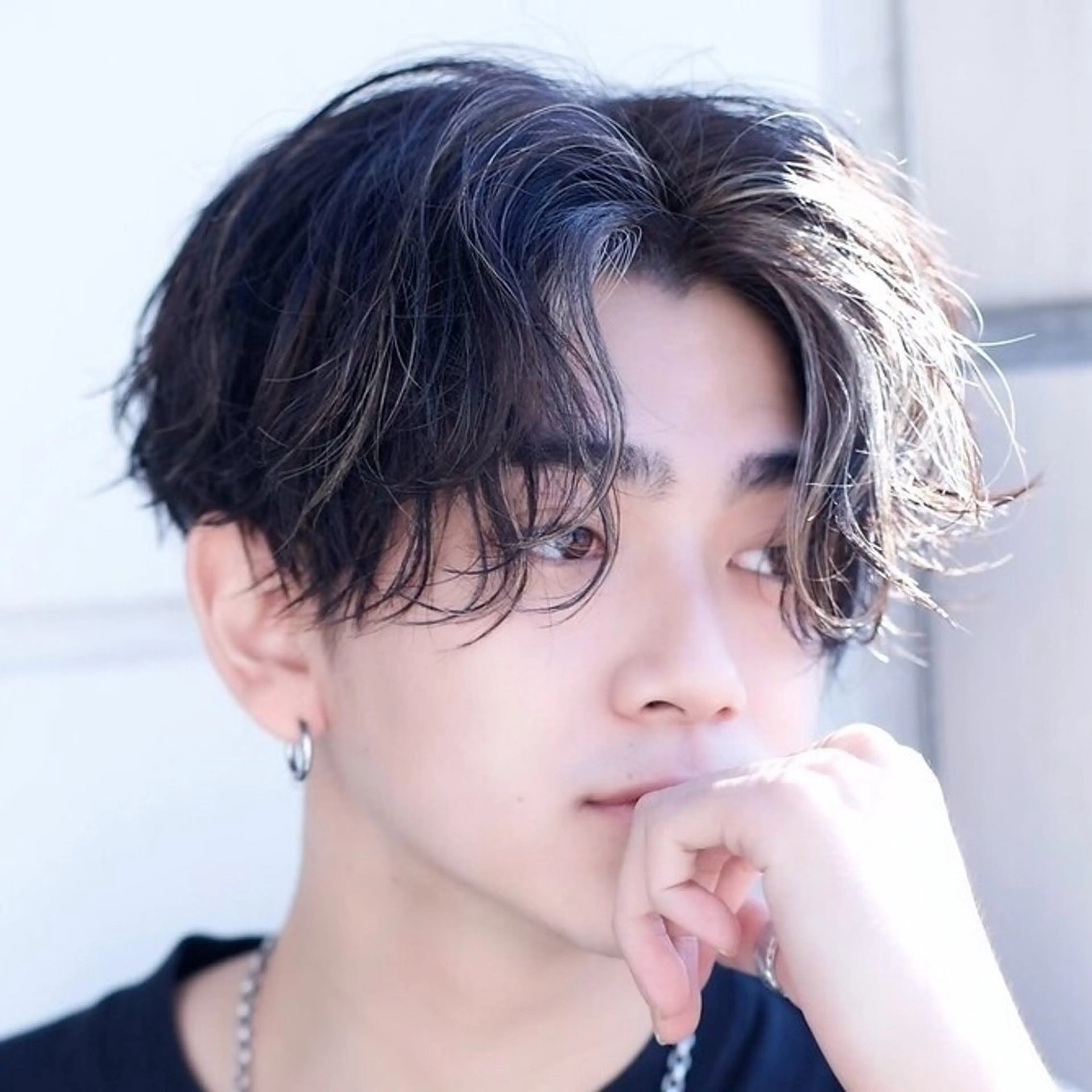 パーマ メンズ センターパート マッシュ メンズパーマ プードルパーマ メンズツイストパーマ カット パーマ 仙台メンズパーマ/ fifth/丸山佳叶のヘアスタイル