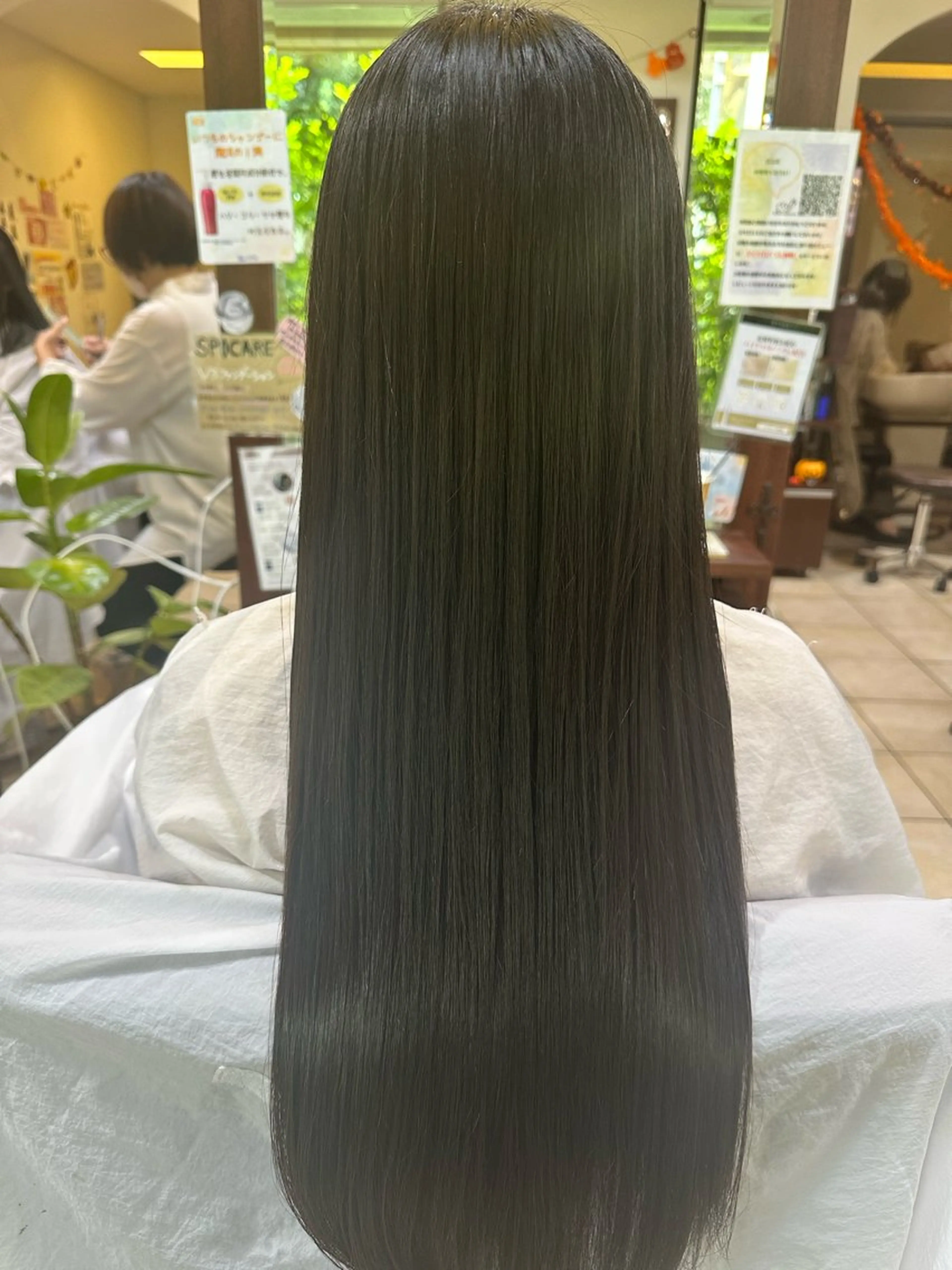 美髪矯正の写真