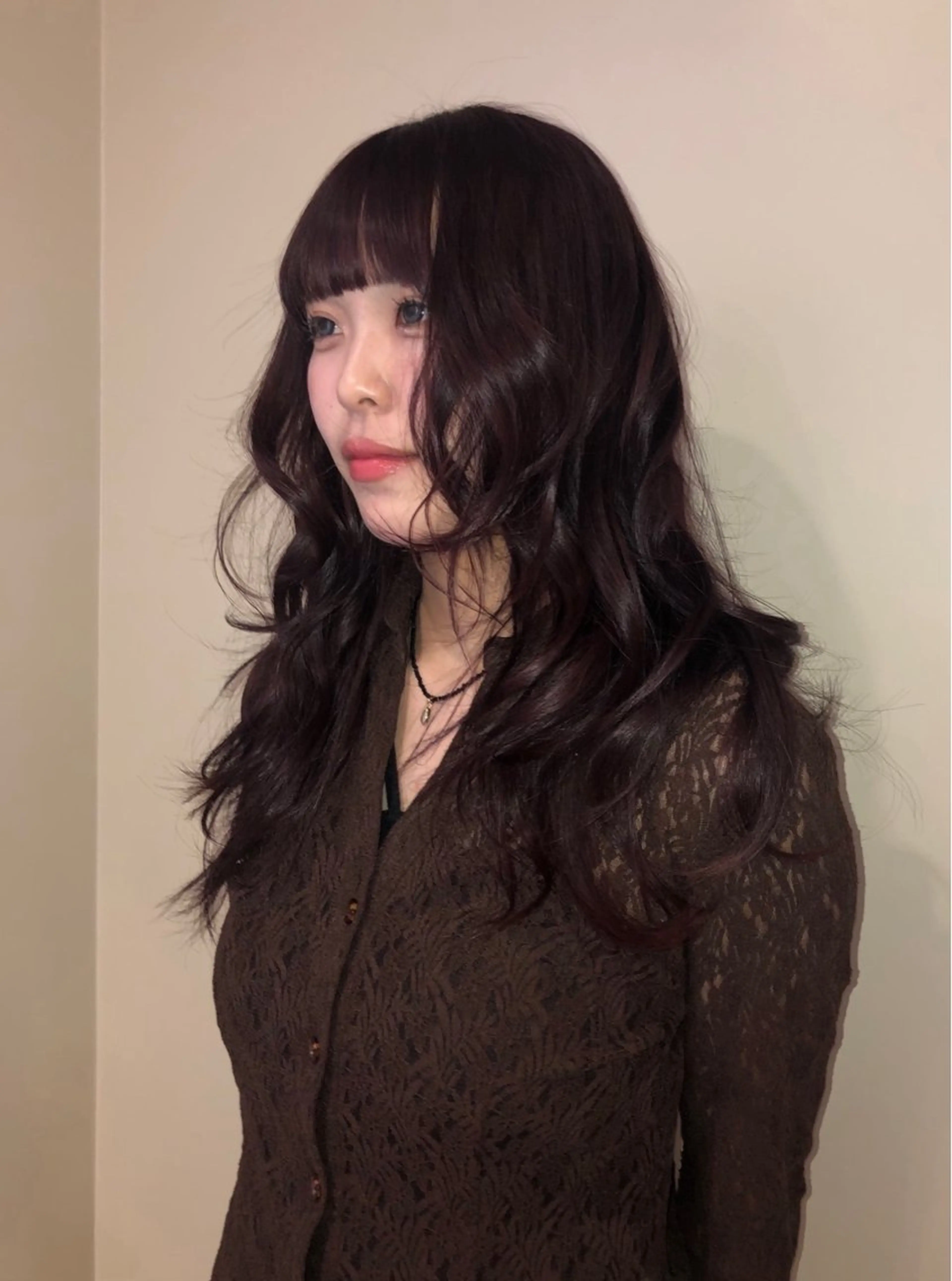 カラー ヘアカラー 栗山 瑠花のヘアスタイル