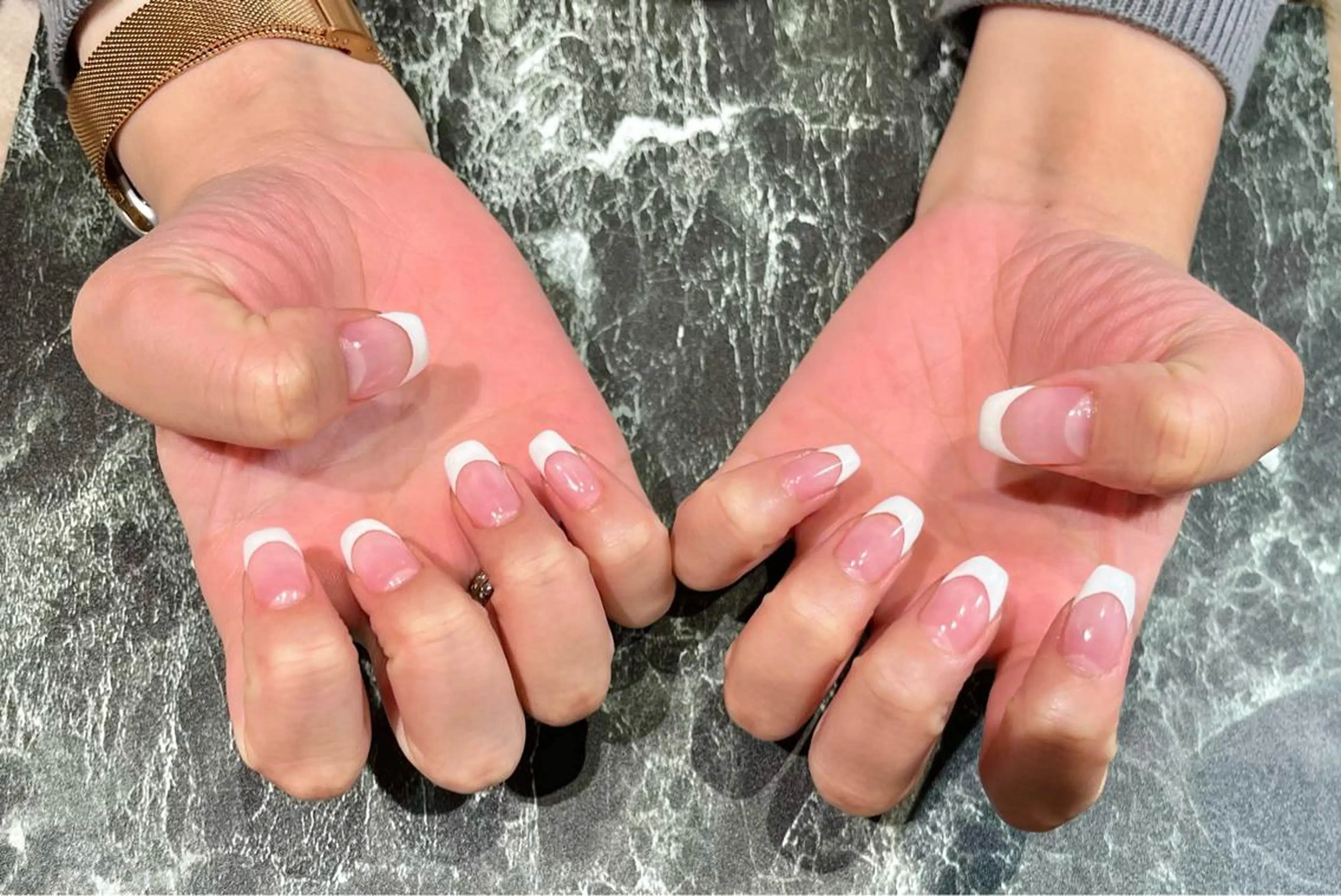 ネイル フレンチネイル ラメ(グリッター) ラメグラデーション ワンカラーネイル スカルプネイル beautysalonLino所属・ネイルサロン ⭐︎Linoのその他イメージ