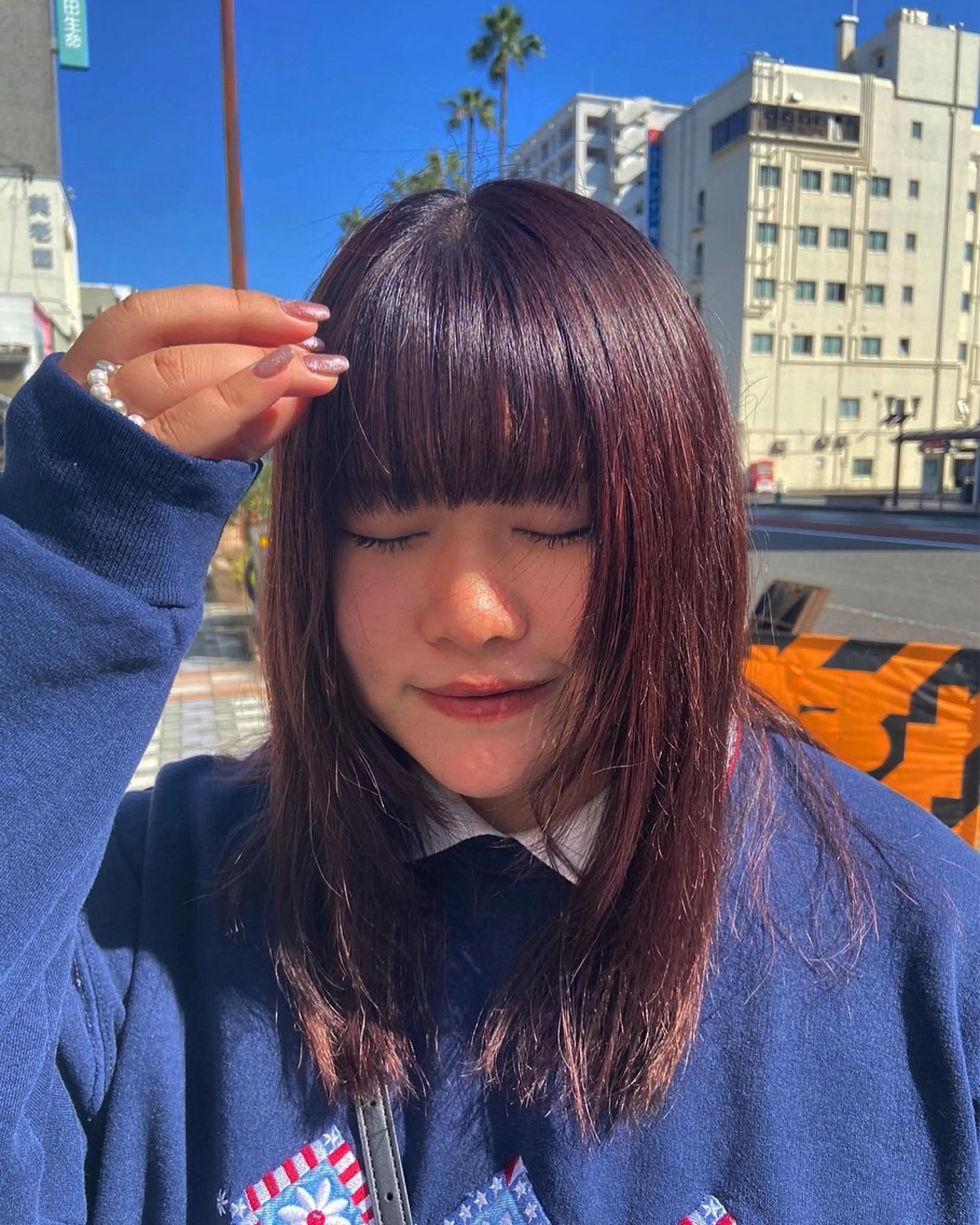 ロング カラー kai 今泉　Musiiikのヘアスタイル