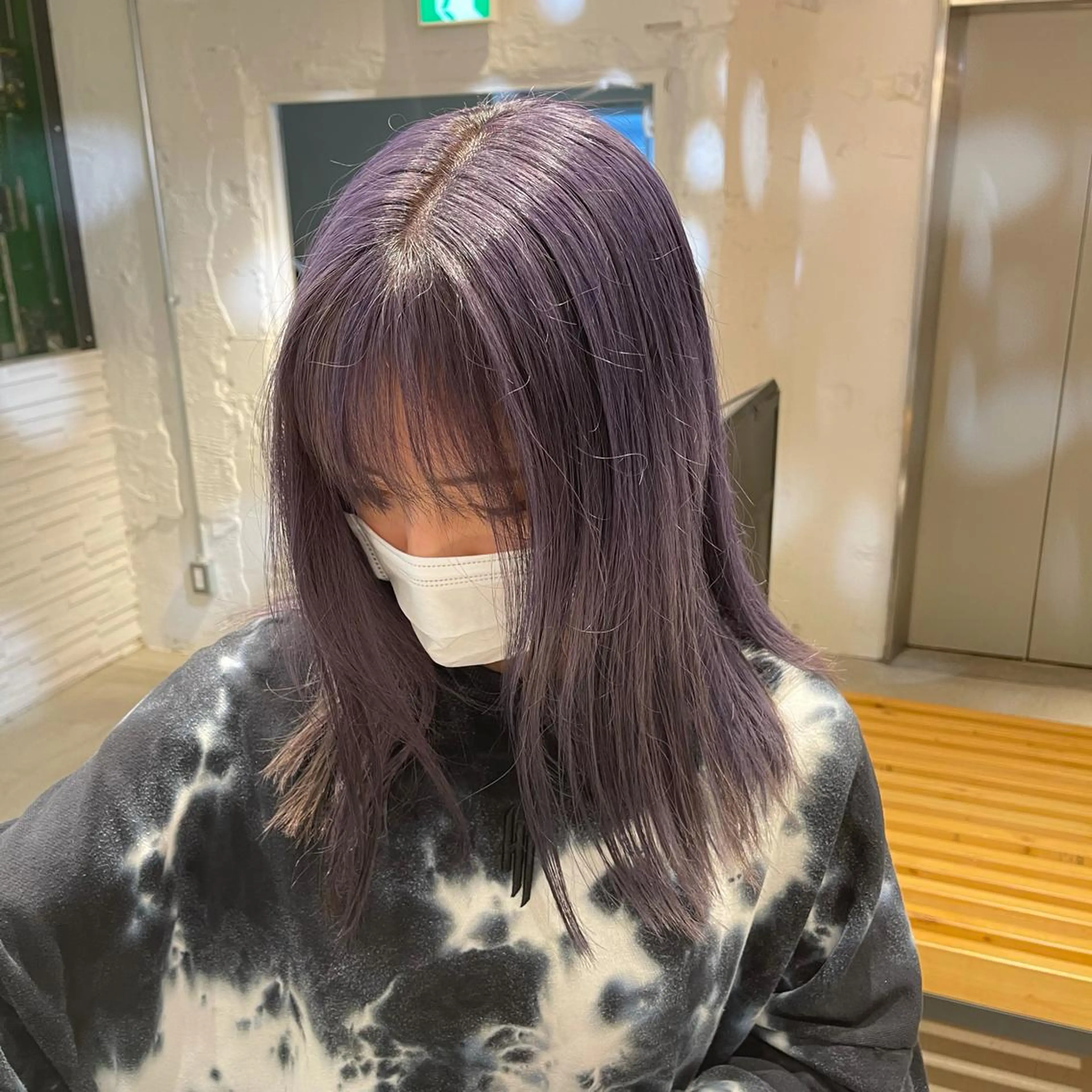 ロング カラー lunty miichiのヘアスタイル