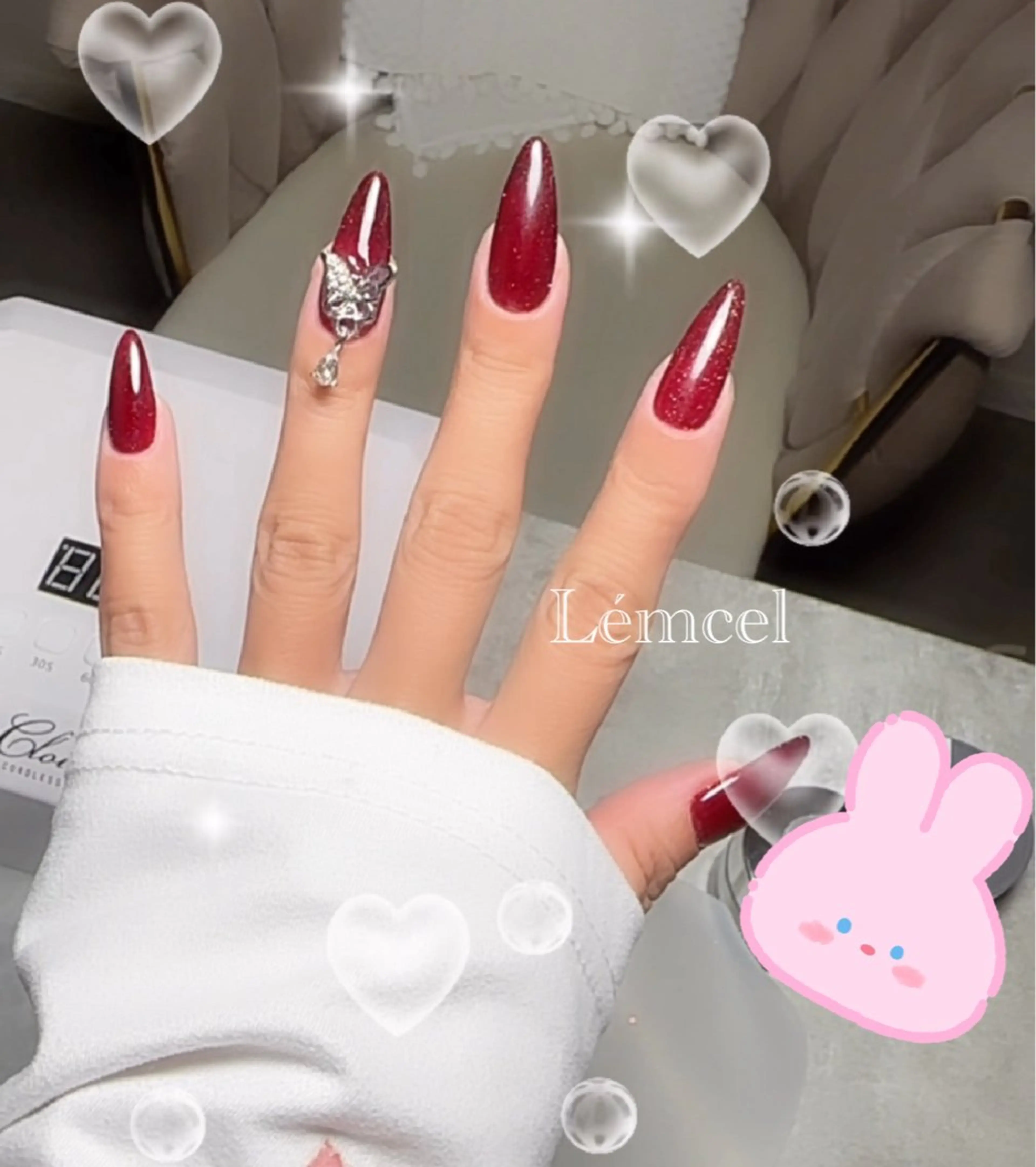Handワンカラー🩵(オフ/フィルなし)の写真