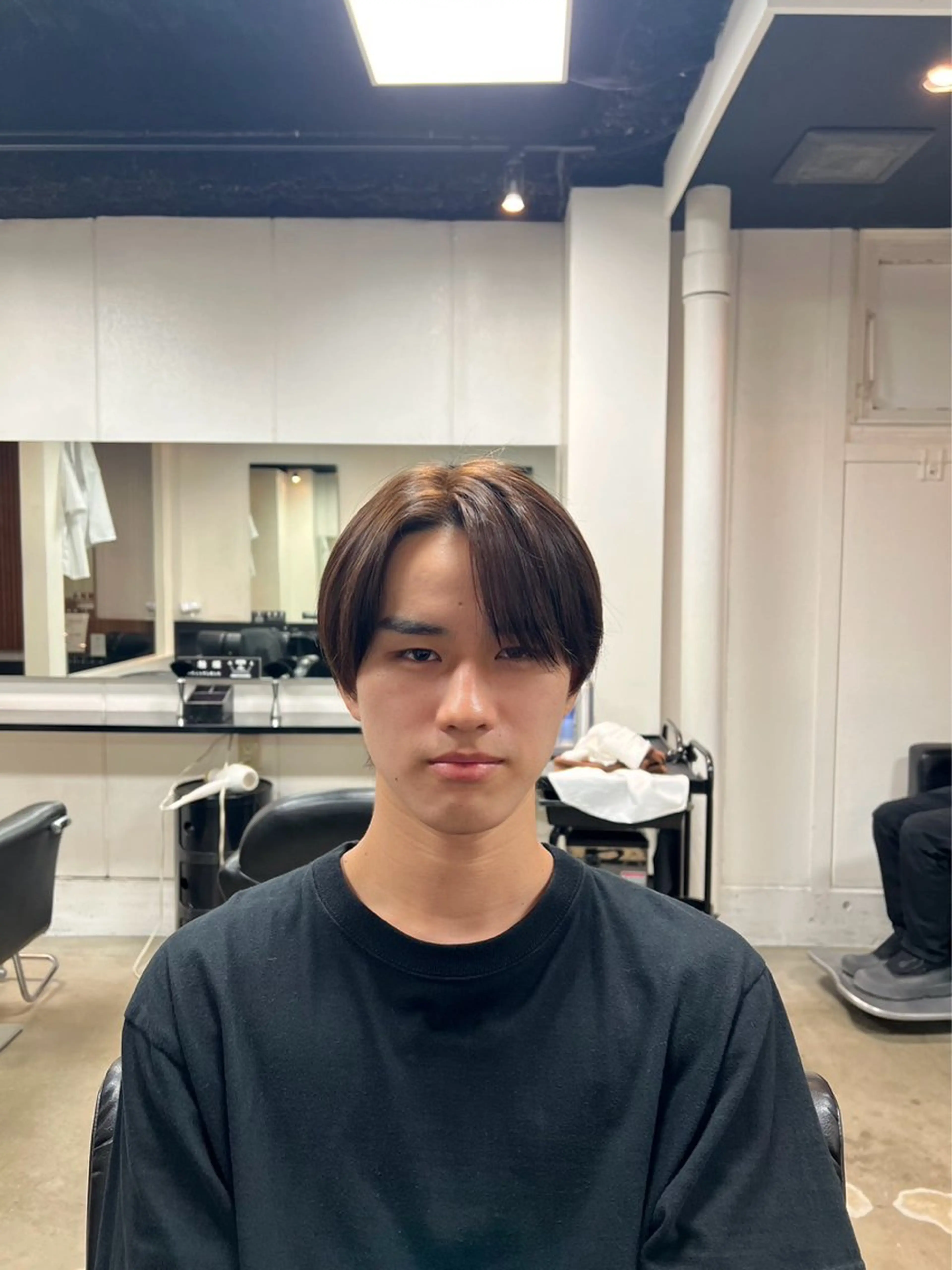 ミディアム JUNES man 目白 男髪所属・男性の方限定🚹山田 瑛心のヘアスタイル