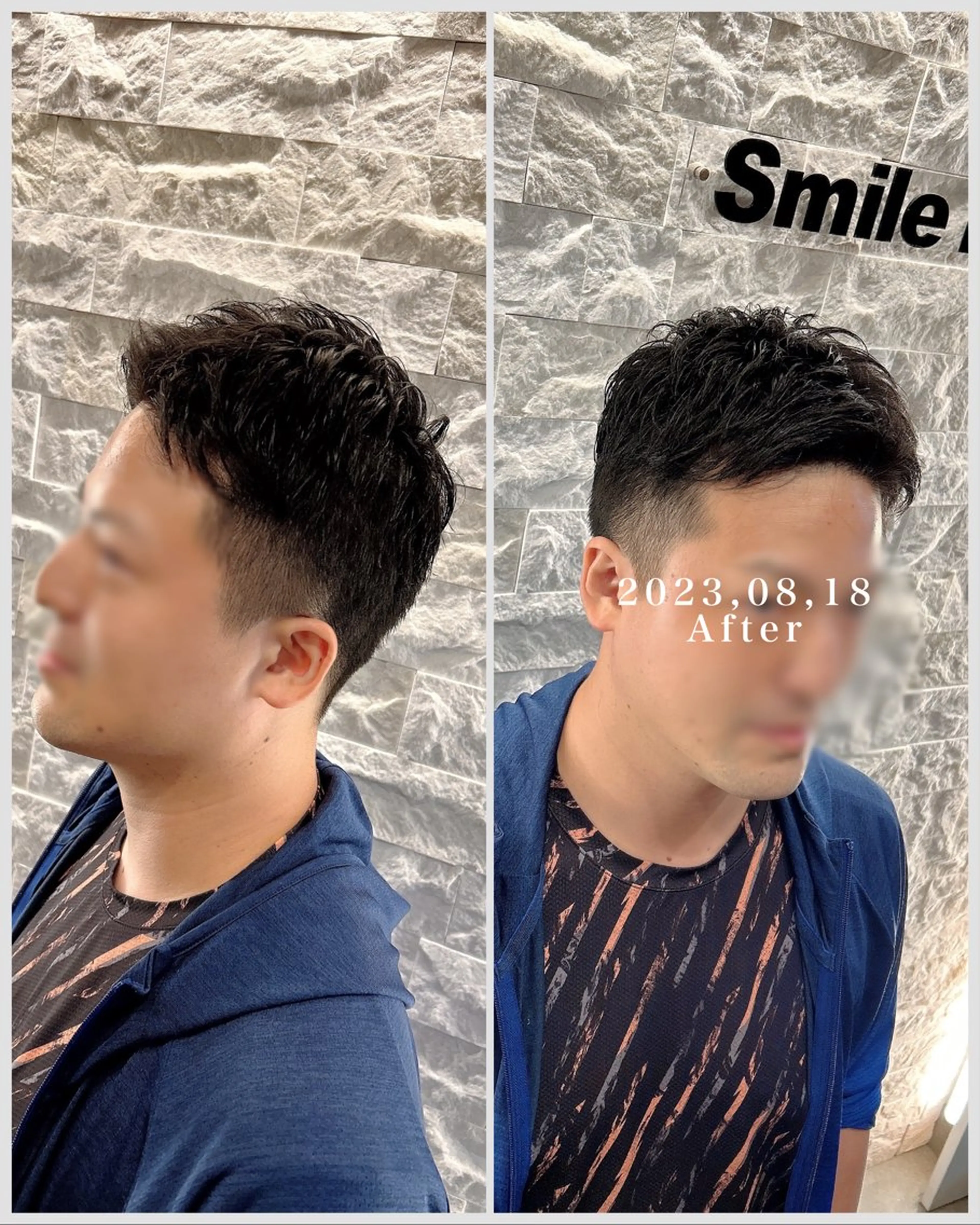 ショート メンズ ツーブロック Smile hair 大森店所属・深野 茜のヘアスタイル