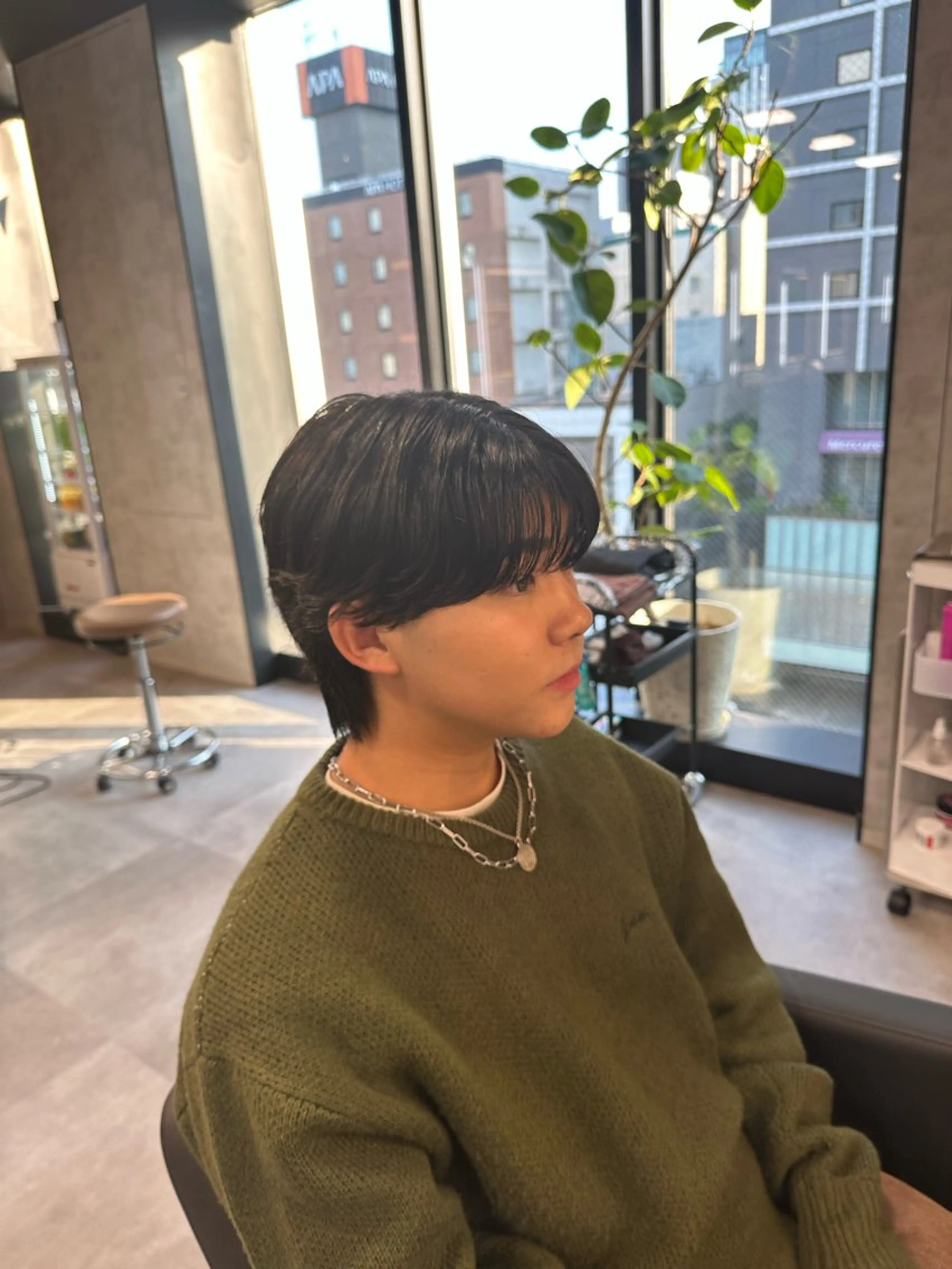 ショート パーマ メンズ メンズパーマ ニュアンスパーマ カット パーマ 札幌メンズヘア指名 No.1光👑👑のヘアスタイル