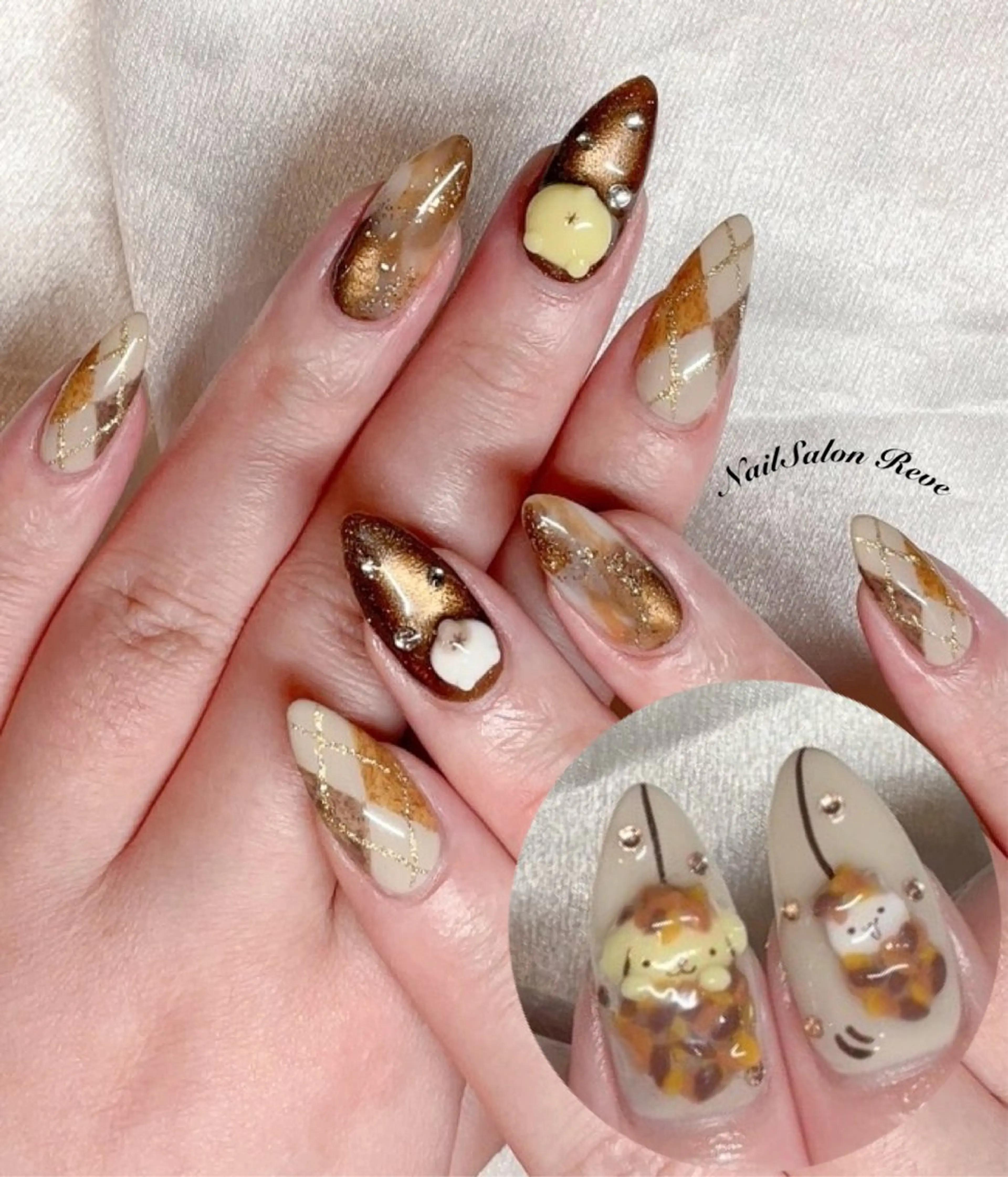 ミディアム NailSalon   Reve（ネイルサロン レーヴ）所属・NailSalon Reveのネイルデザイン