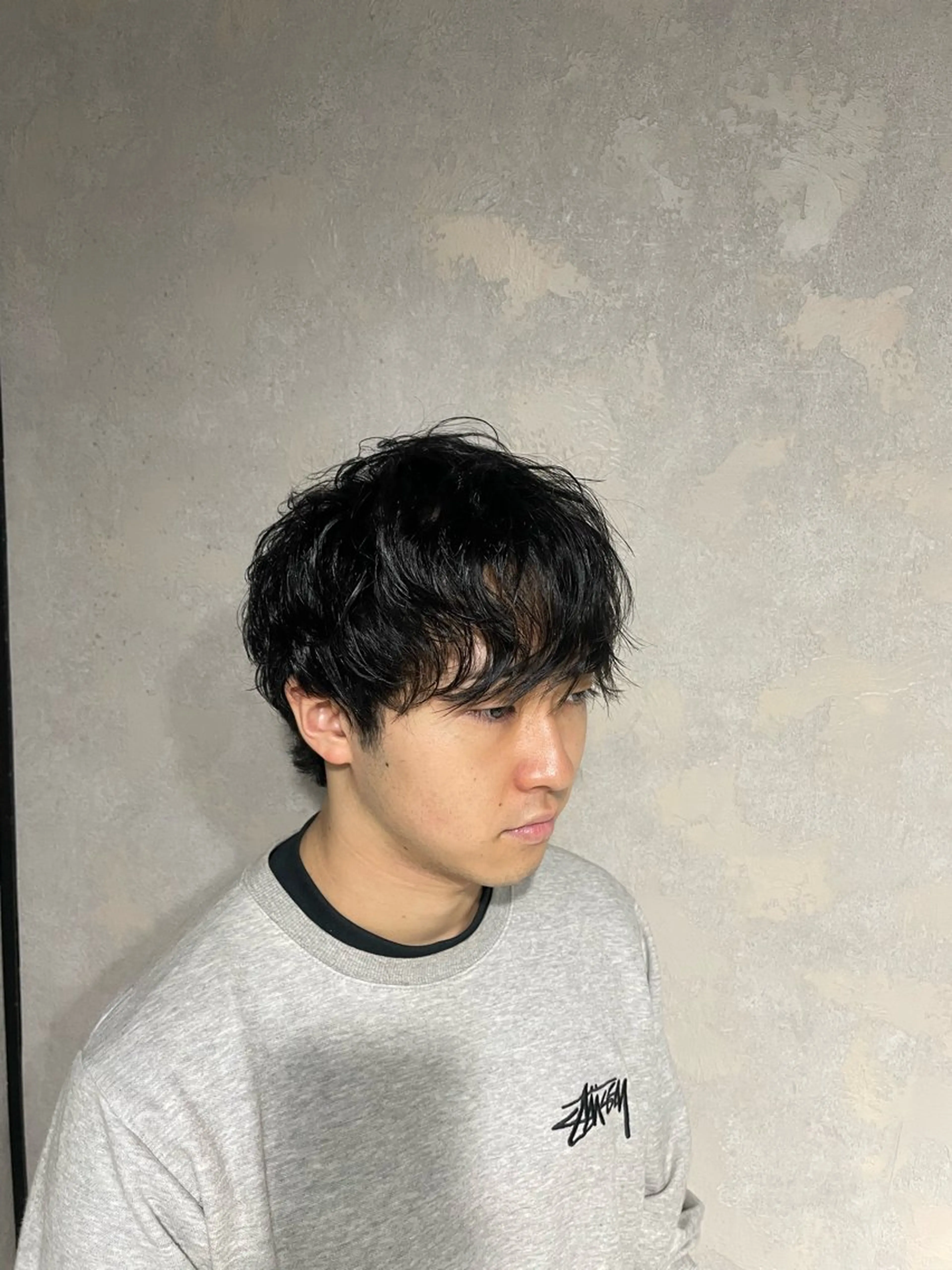 メンズ メンズパーマ カット パーマ SALOWIN ebisu所属・🫧髪質改善🫧 恵比寿　MIYUKIのヘアスタイル