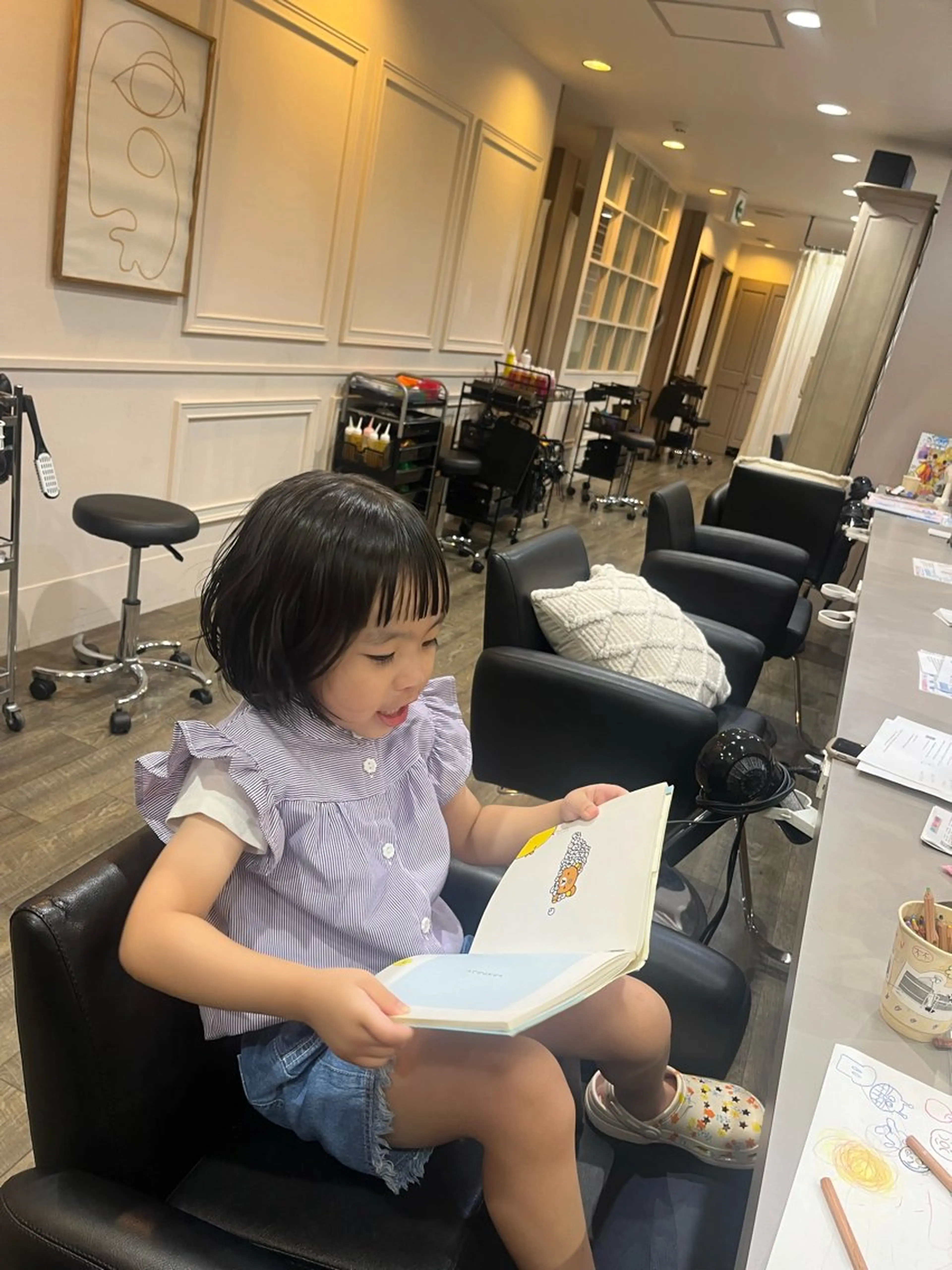 ショート キッズ カット 佐藤 永夏のヘアスタイル