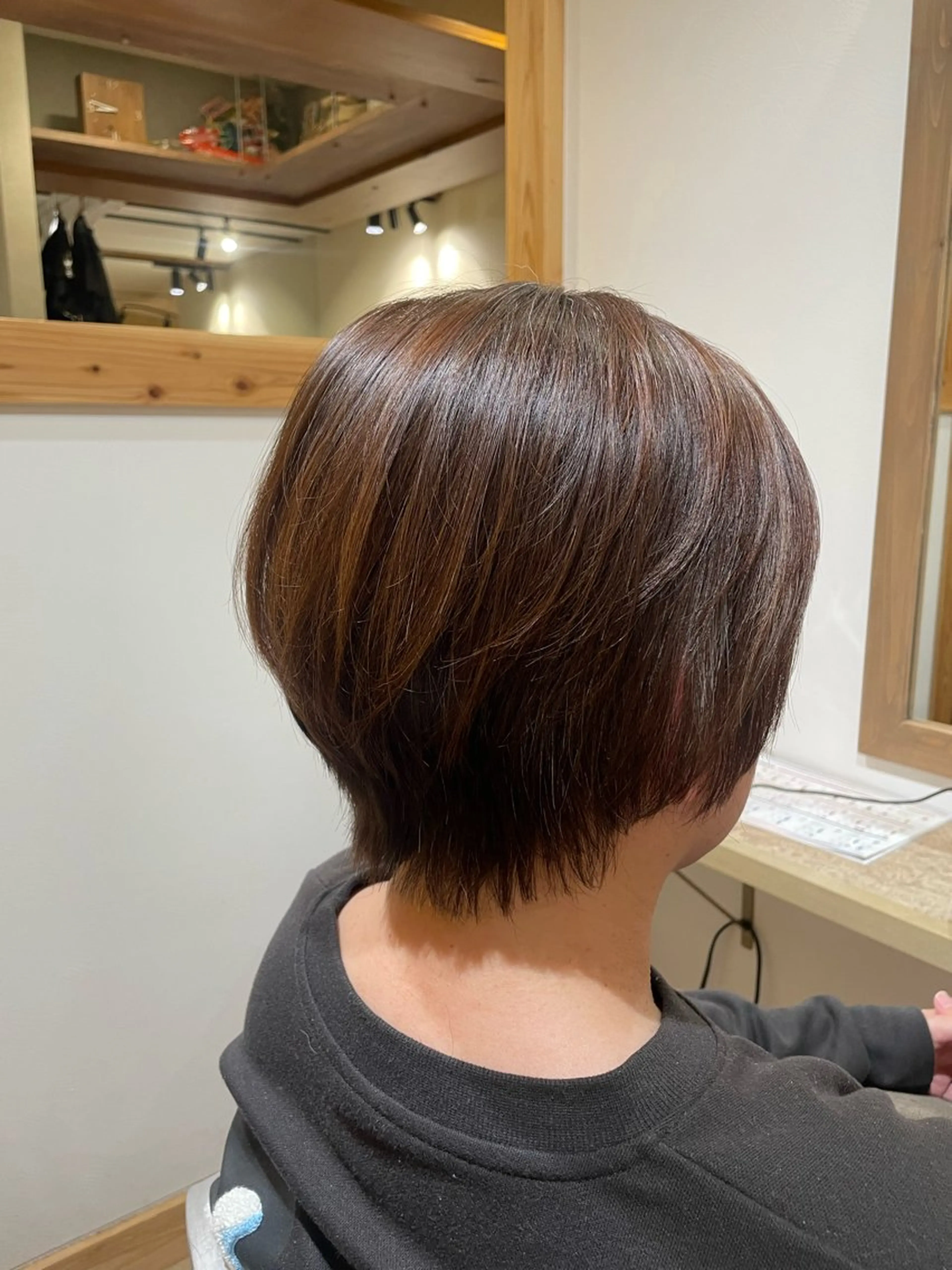 ショート ショートヘア カット パーマ 山口里莉 /パーマスタイルのヘアスタイル