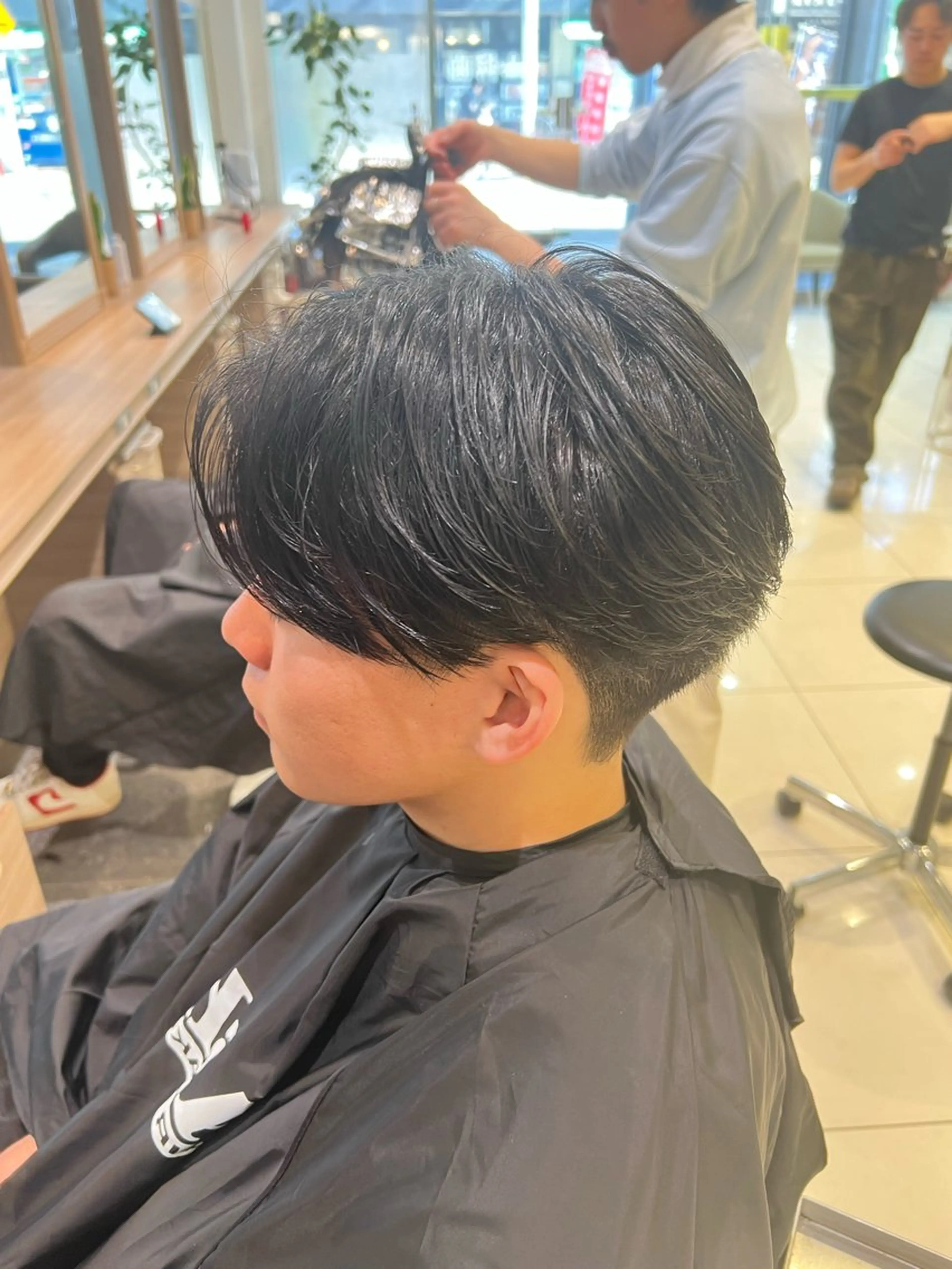 パーマ メンズ 縮毛矯正 カット 縮毛矯正 曲がる縮毛矯正・パー マ💈副店長田中💈のヘアスタイル