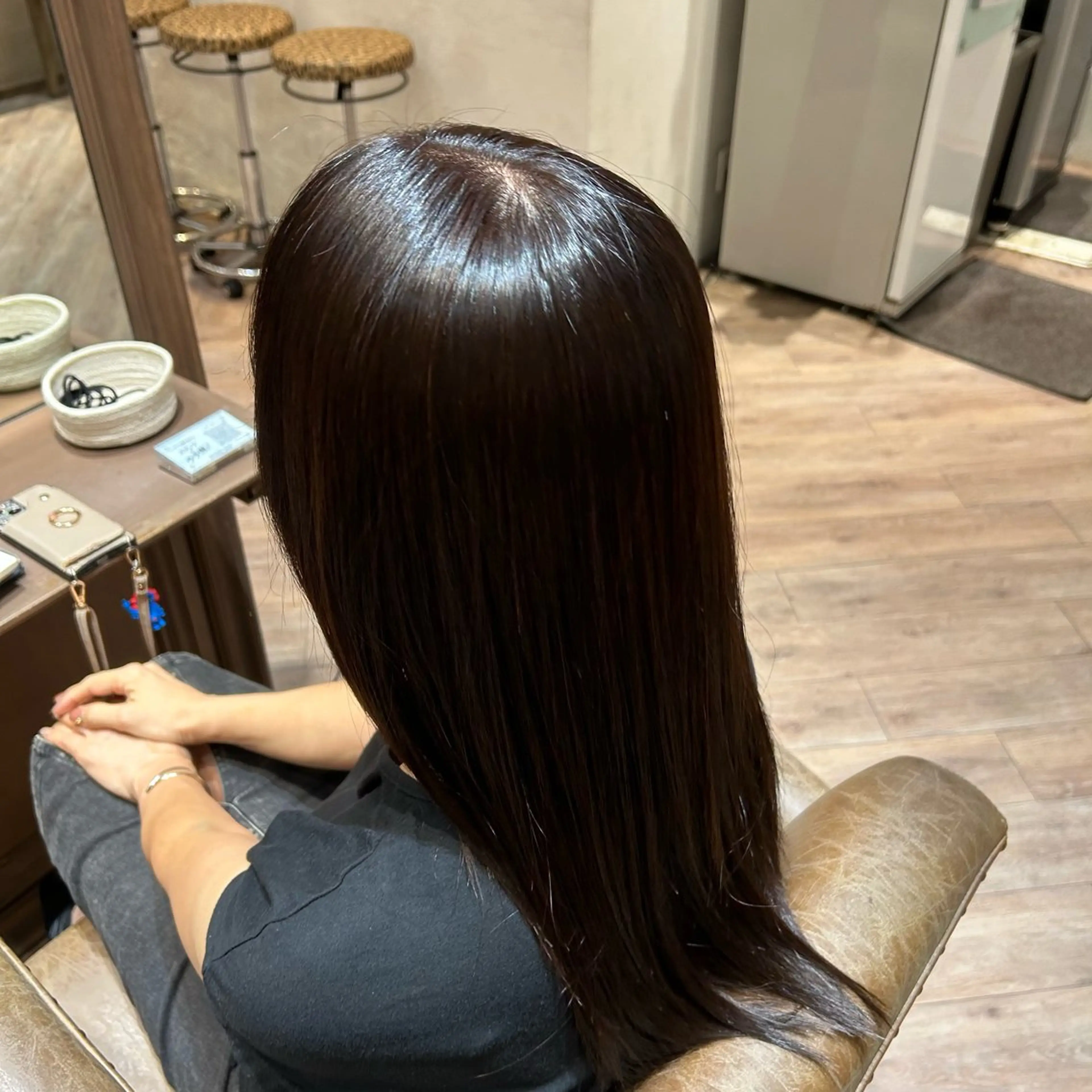 ロング カラー 田島 穂乃花のヘアスタイル
