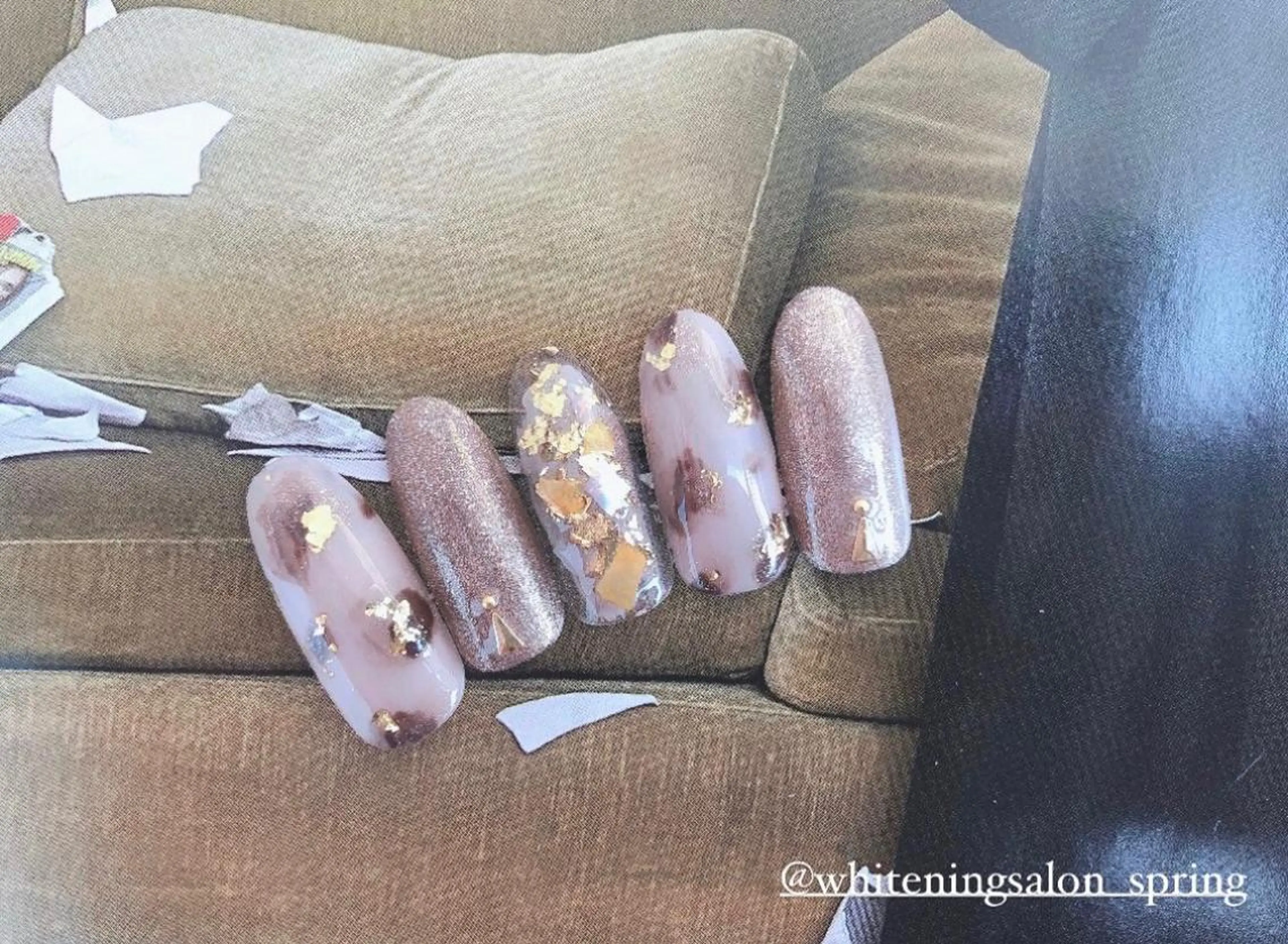 ネイル アニマル柄 Nakao Hitomiのネイルデザイン