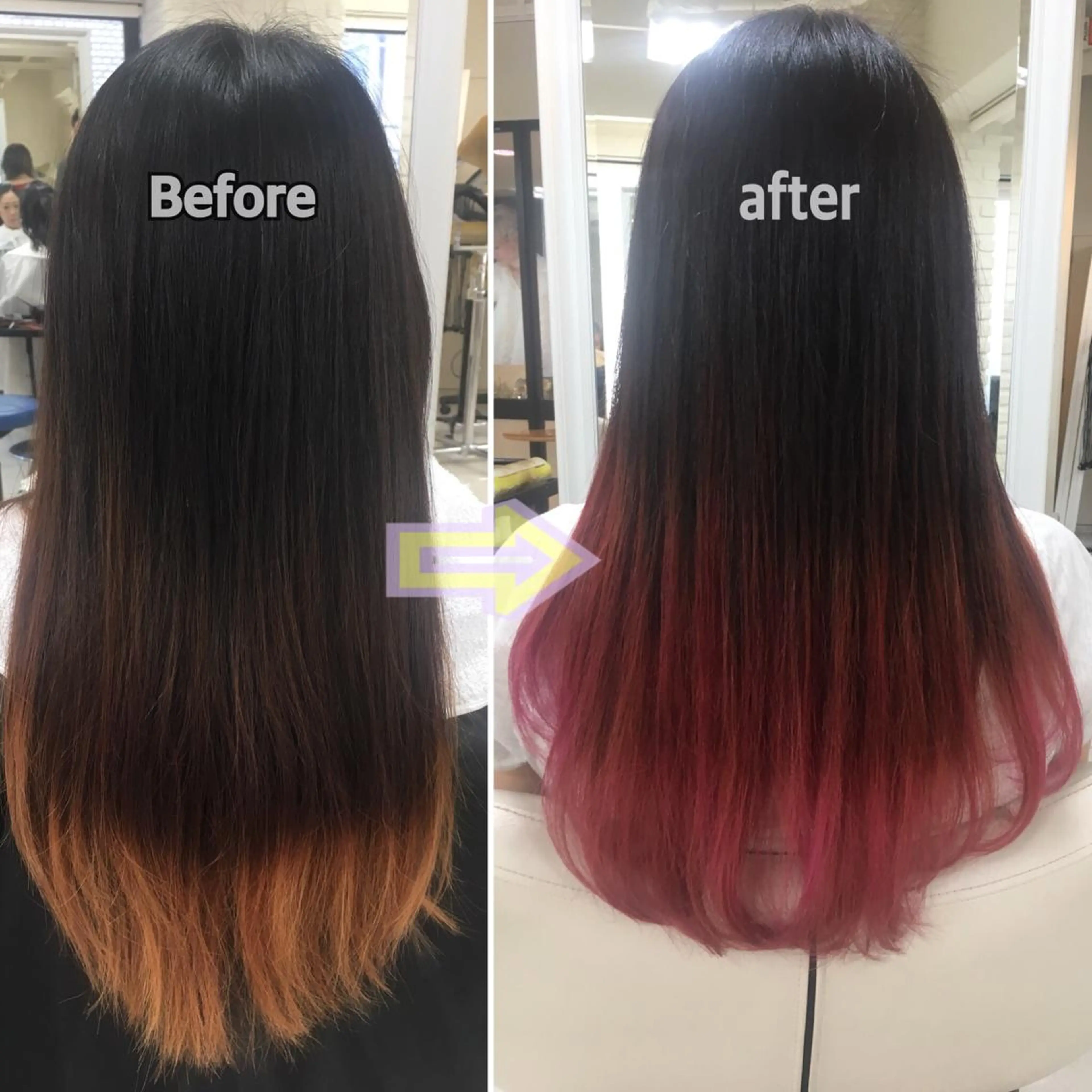 ロング カット ヘアカラー トリートメント K kasumiのヘアスタイル