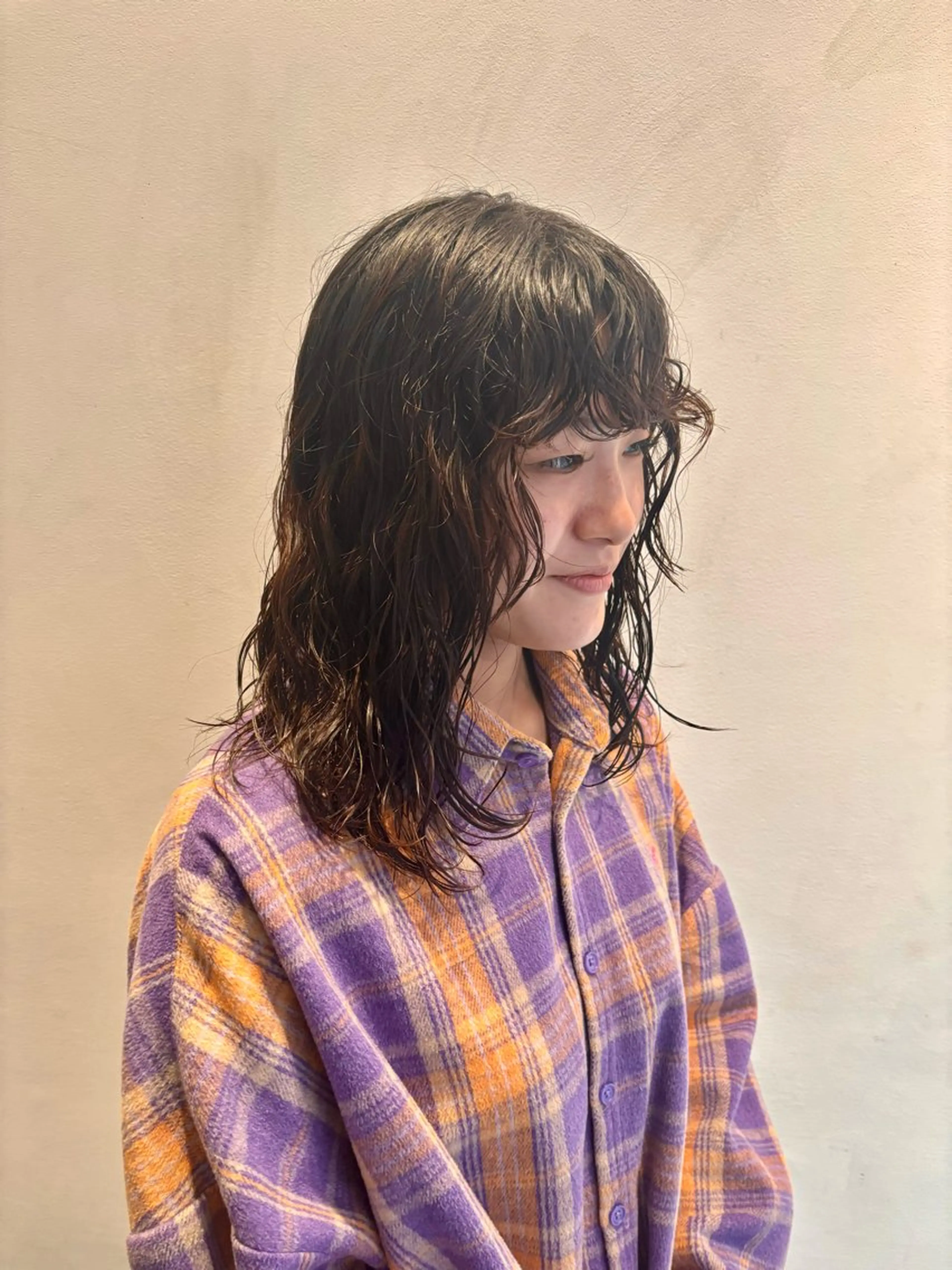 ミディアム パーマ ミディアムパーマ くせ毛 スパイラルパーマ iki所属・パーマstyle てるてるのヘアスタイル