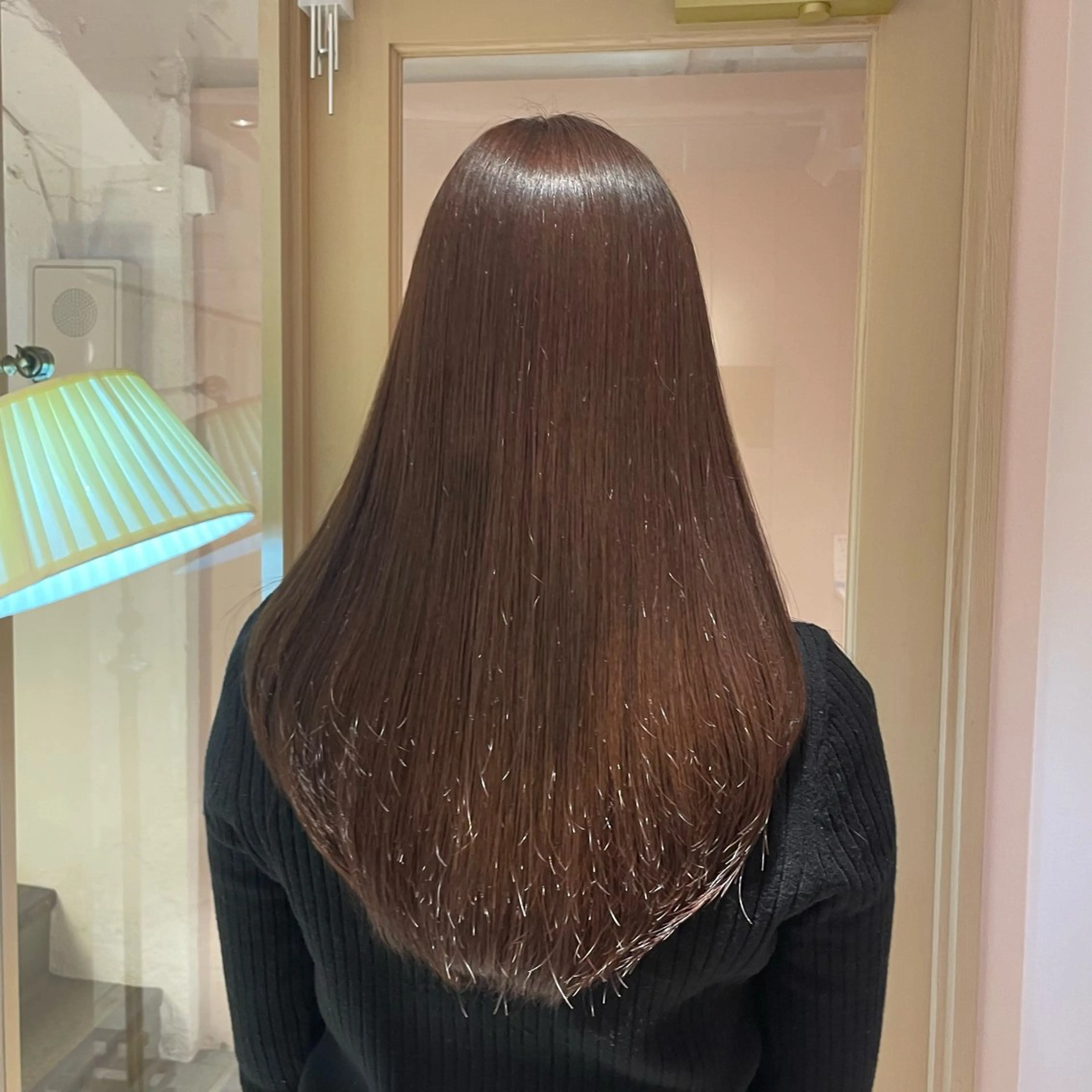 ロング ヘアカラー トリートメント ヘッドスパ マホ/日吉/髪質改善 /レイヤー/ガーリーのヘアスタイル