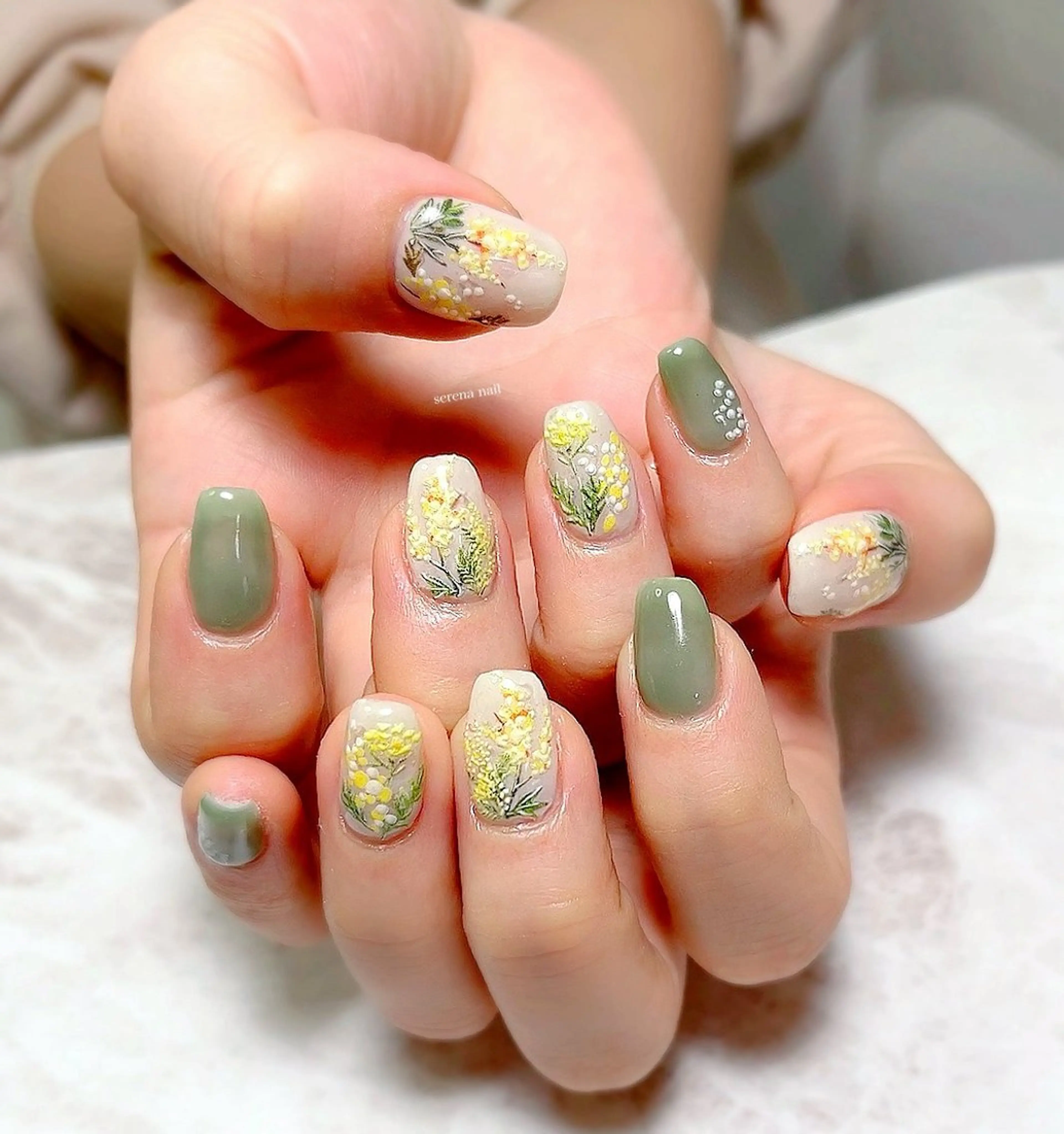 ネイル 持ち込み ハンドネイル serena nailのネイルデザイン