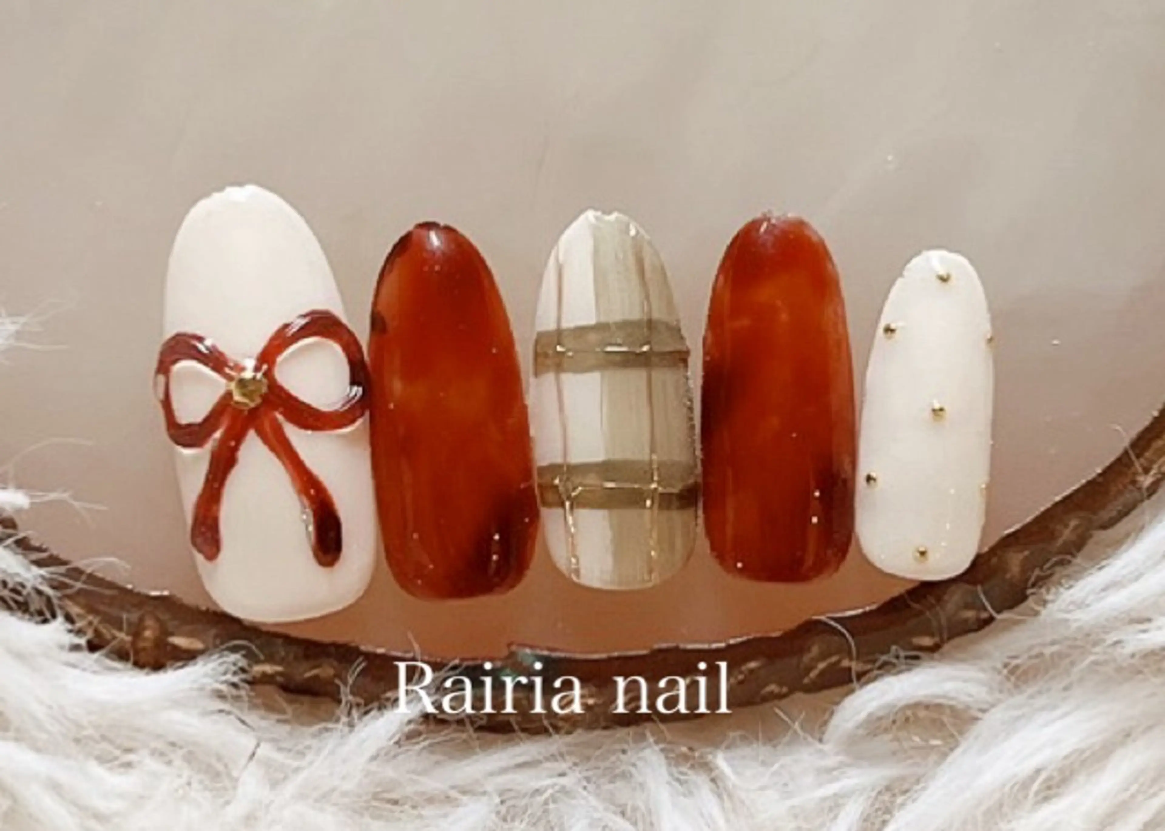 ネイル アートネイル ジェルネイル 持ち込み ニュアンスネイル パラジェル Rairia nail本八幡店のネイルデザイン