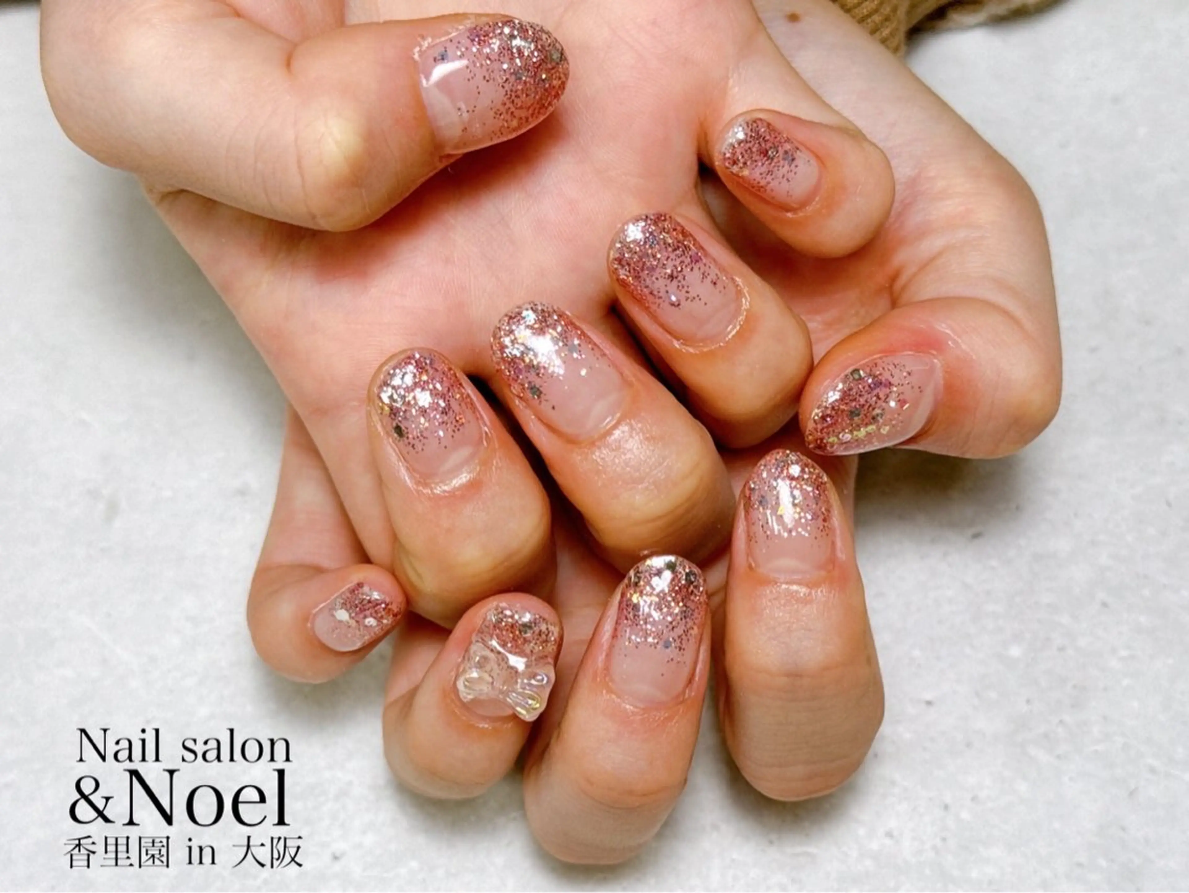 ネイル ハンドネイル Nailsalon  &Noel所属・もも 🍑のネイルデザイン