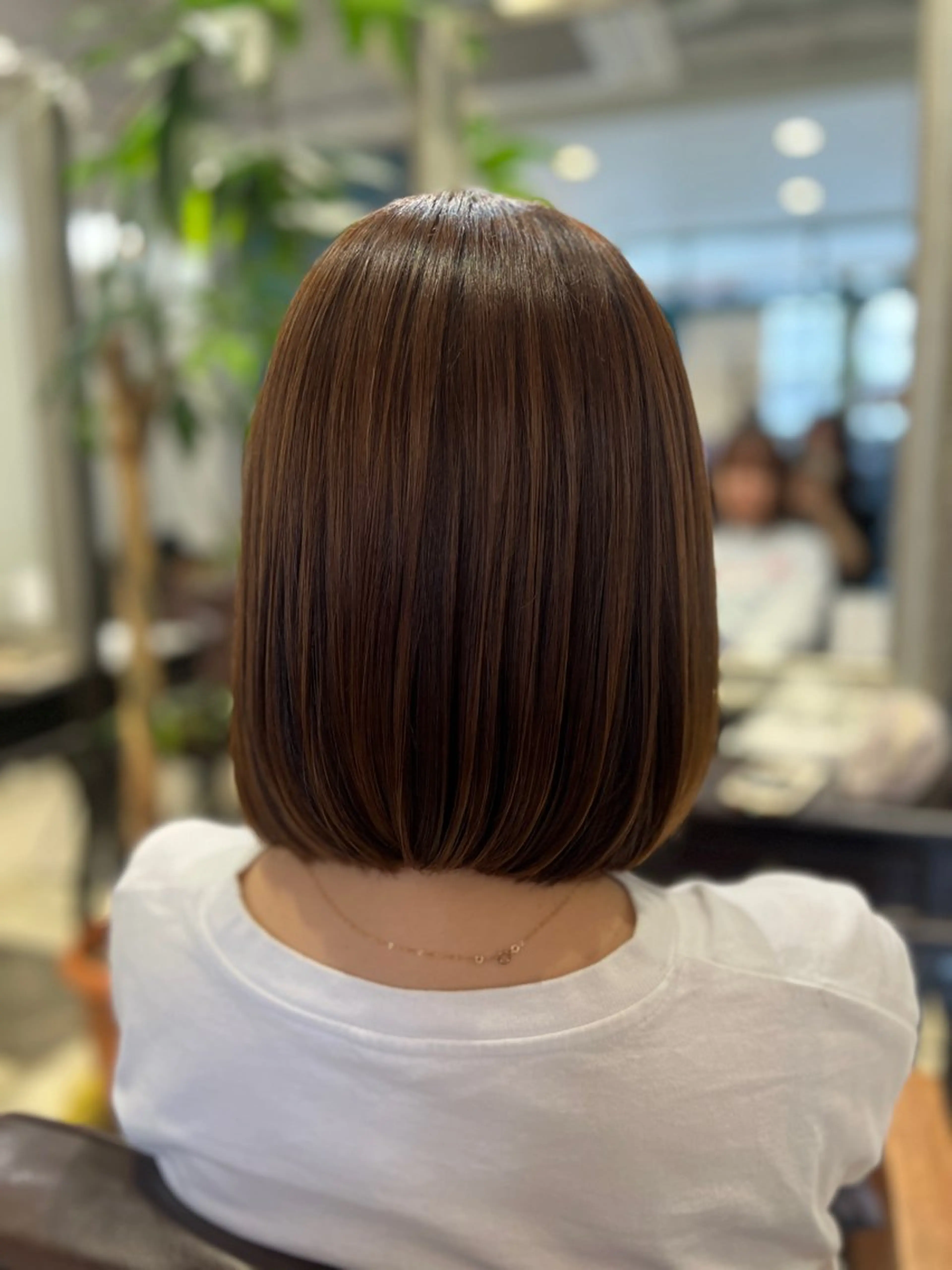 ミディアム カット 韓国風レイヤー ∕ 大隣 里桜のヘアスタイル