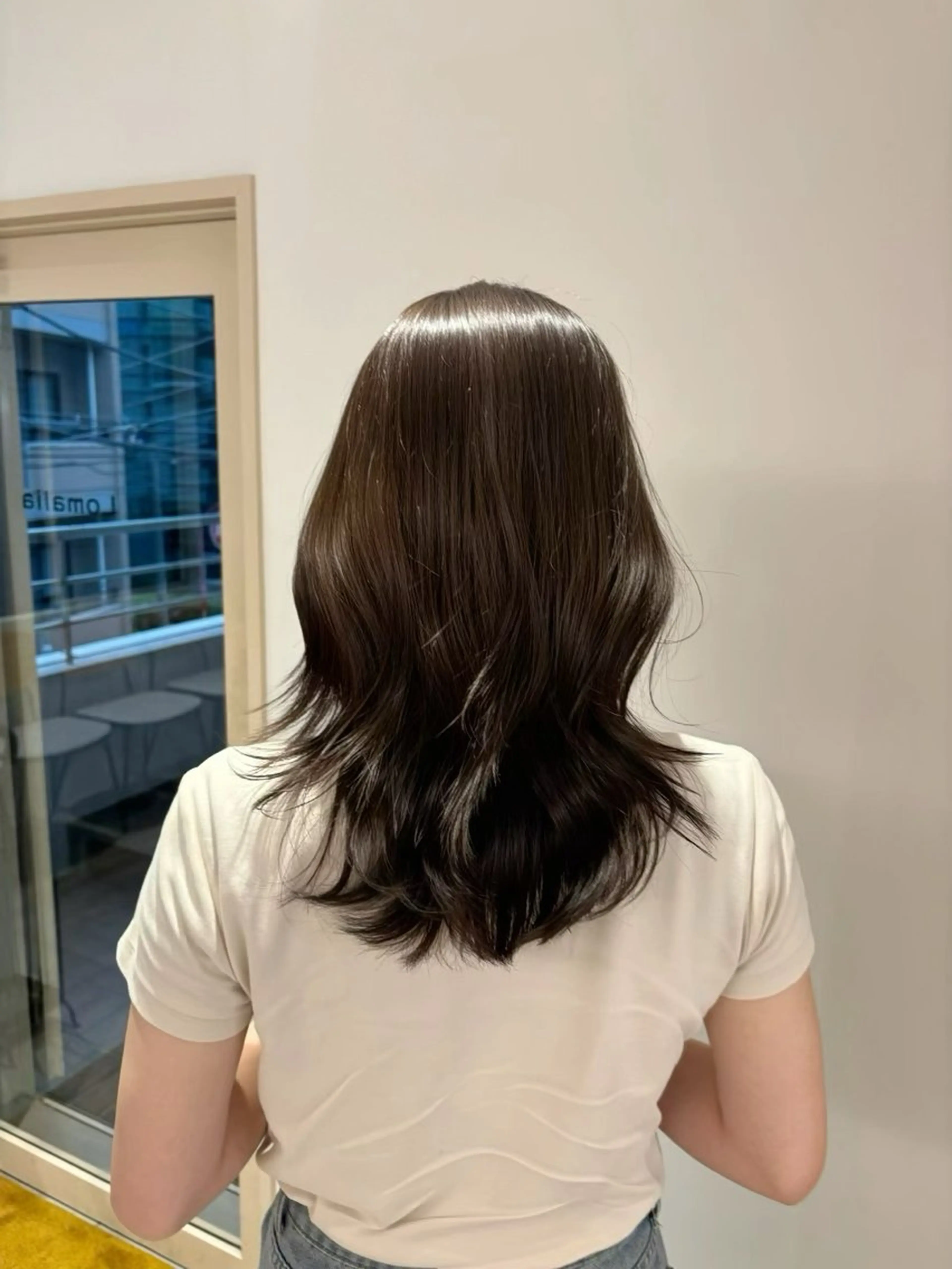 セミロング カラー カット ヘアカラー Rio 渋谷のヘアスタイル
