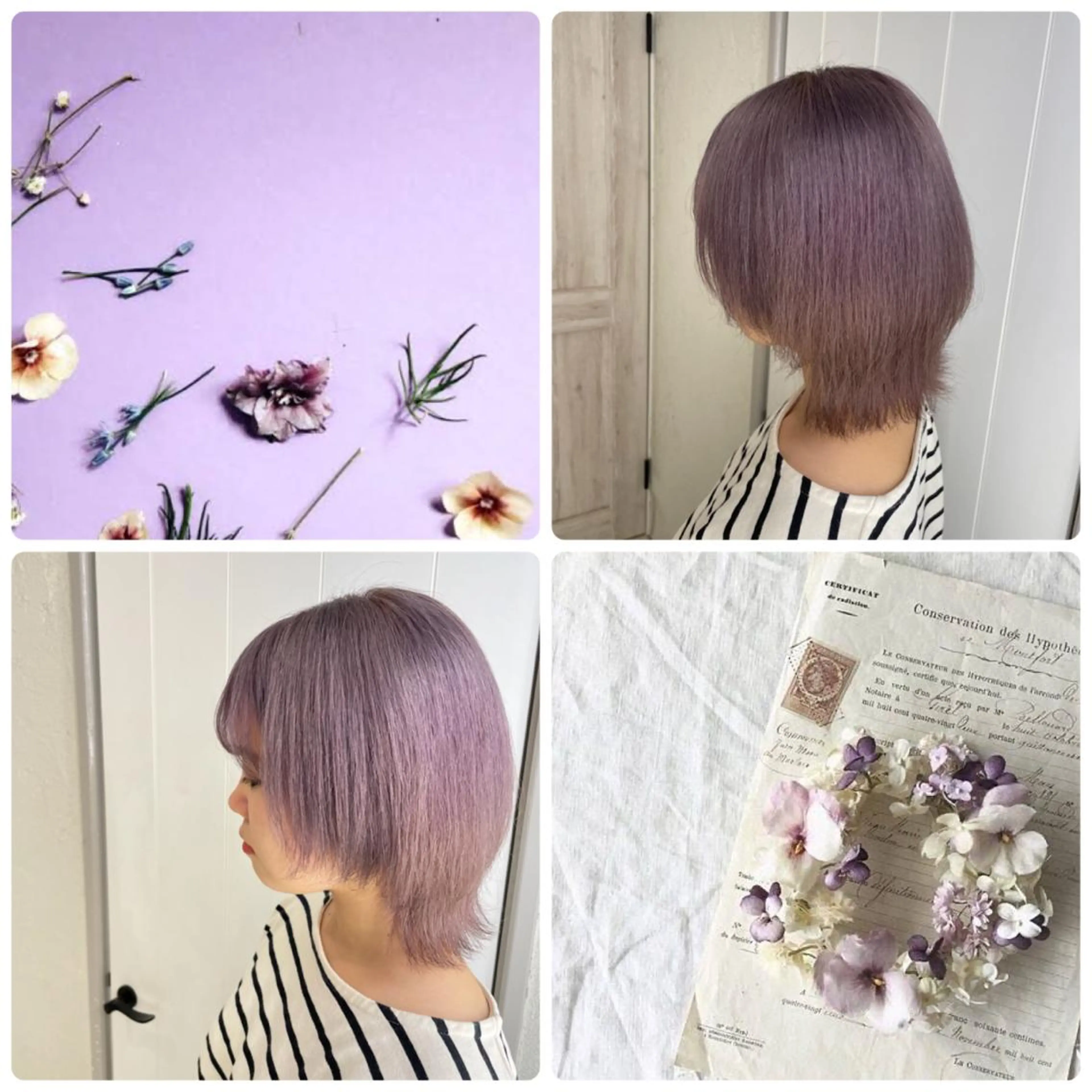 ミディアム カラー ヘアカラー benji所属・Hamatsu Misakiのヘアスタイル