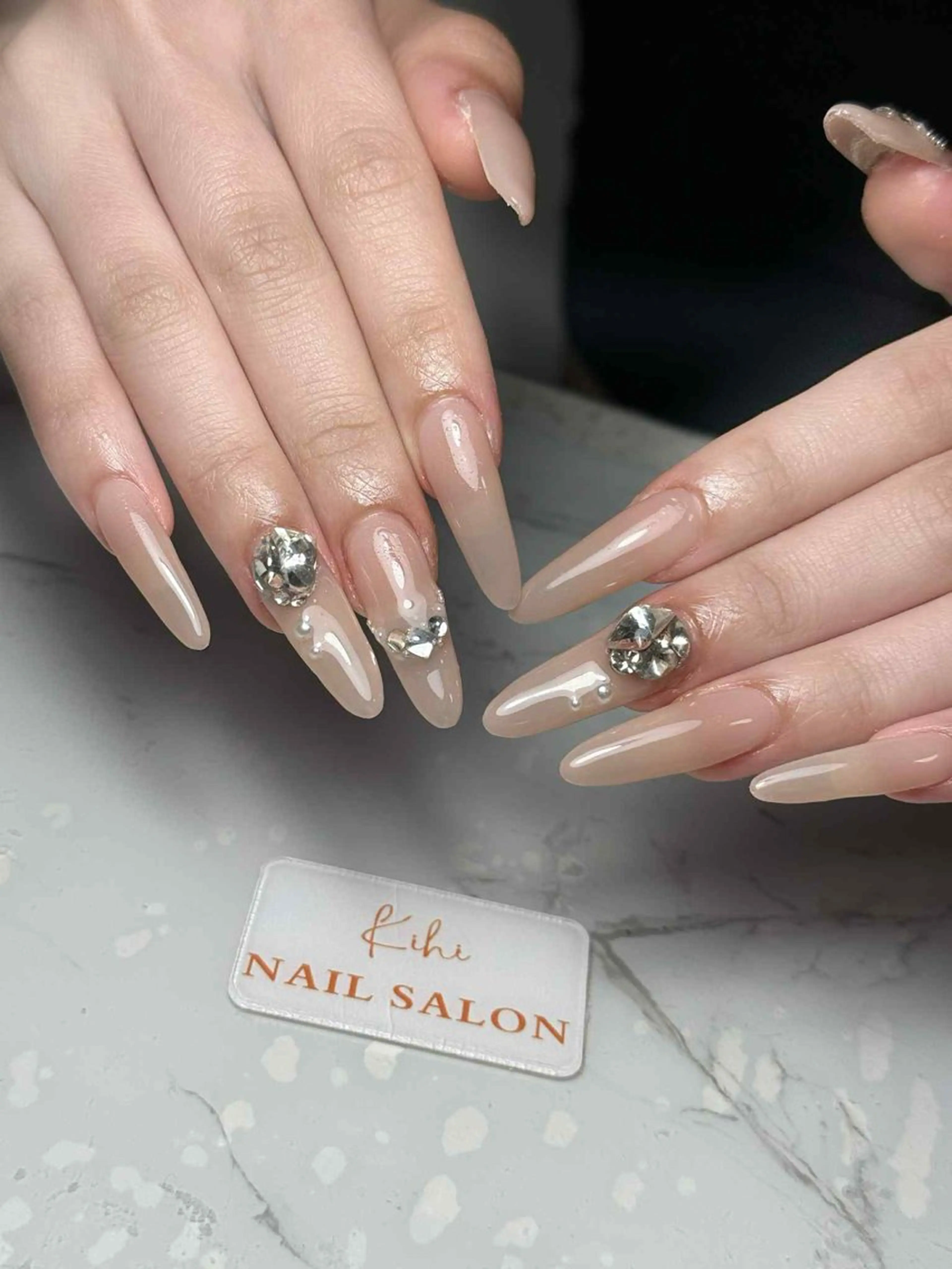 ネイル アートネイル フレンチネイル ジェルネイル グラデーション 韓国ネイル ハンドネイル ハンドケア Nail Salon Kihi さくらのネイルデザイン