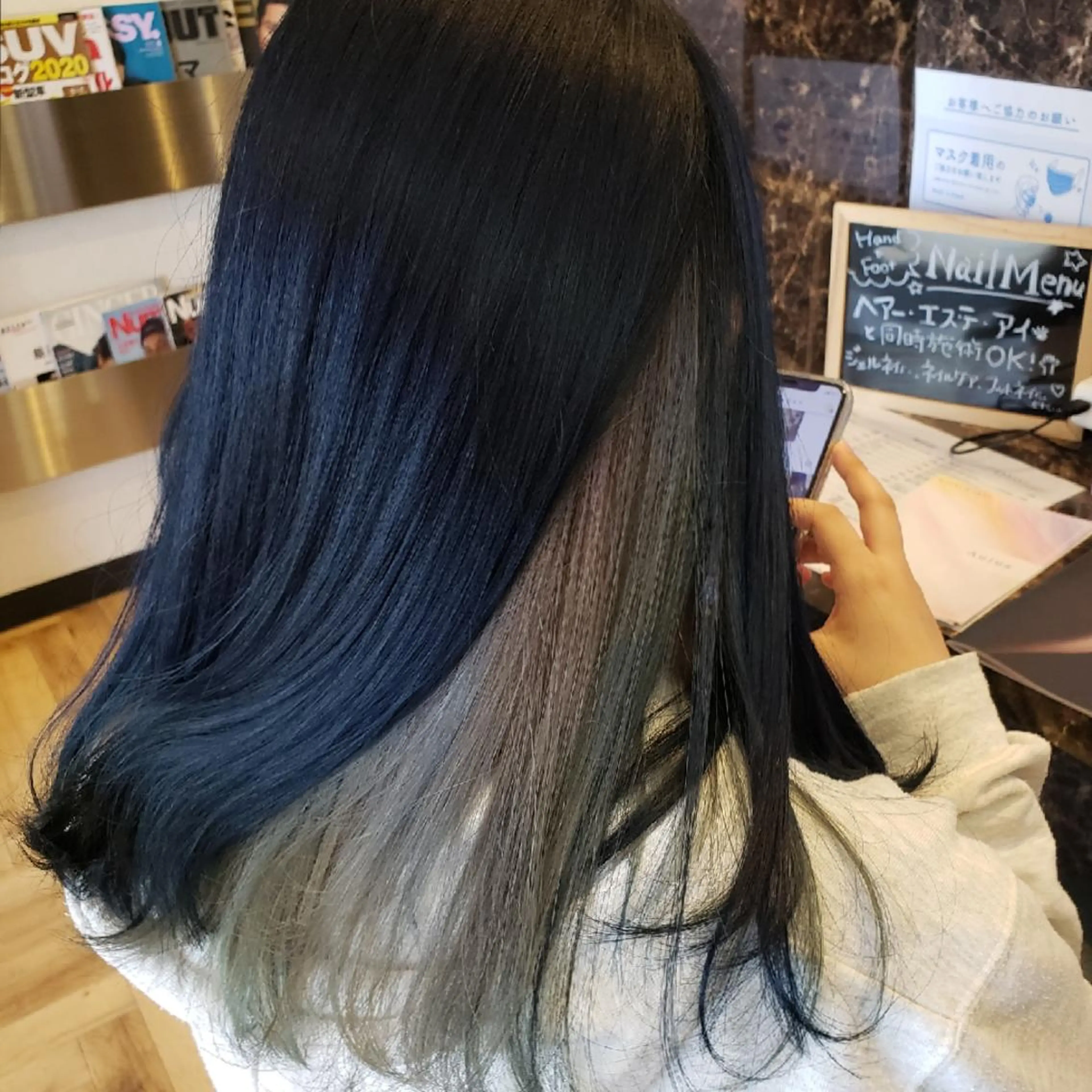 カラー ヘアカラー ma cherie 三浦直美のヘアスタイル