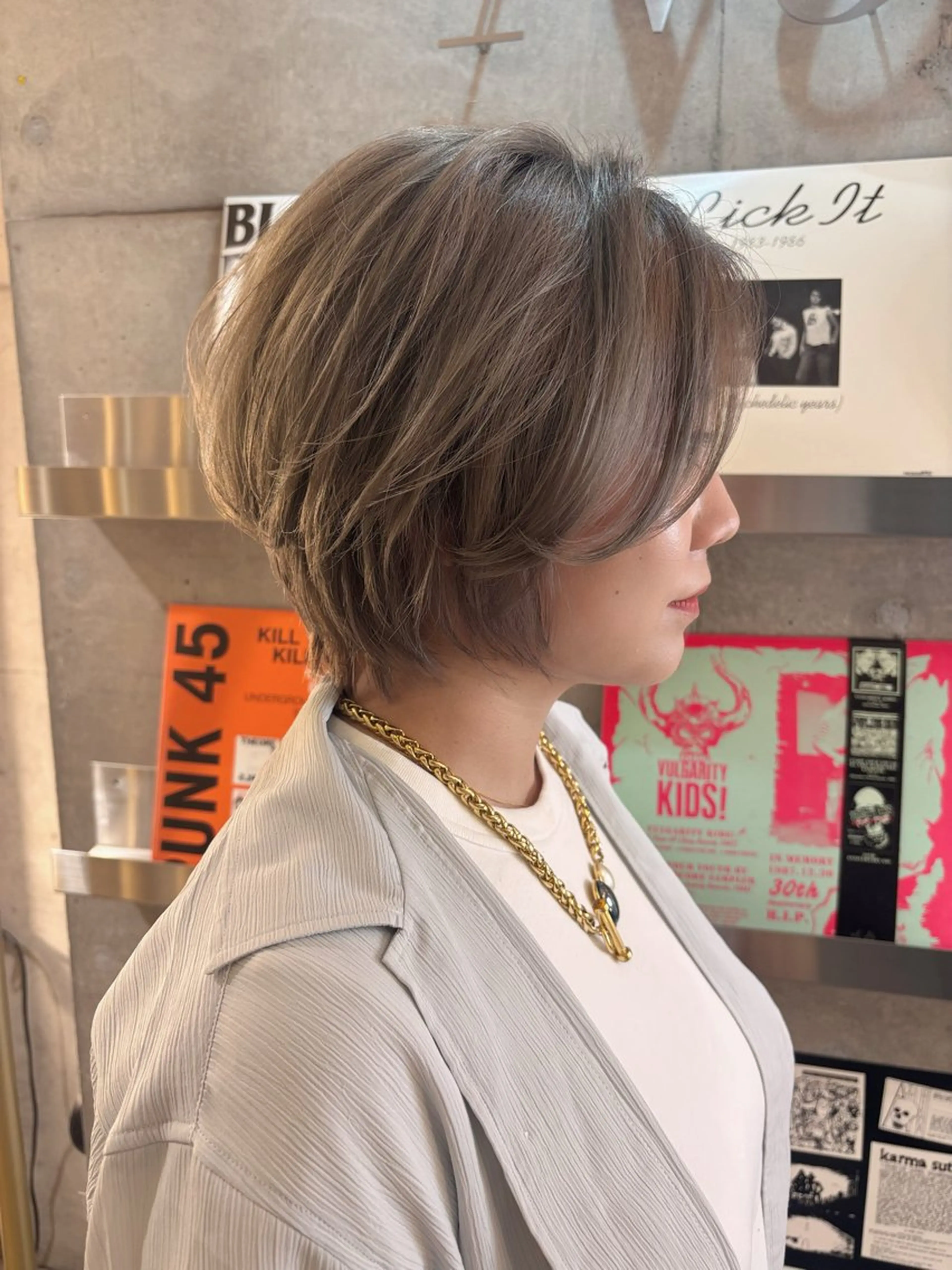 ショート ショートヘア ヘアカラー 髪質改善No'e心斎橋【ノエ】所属・海外風ヘア 野田光也のヘアスタイル