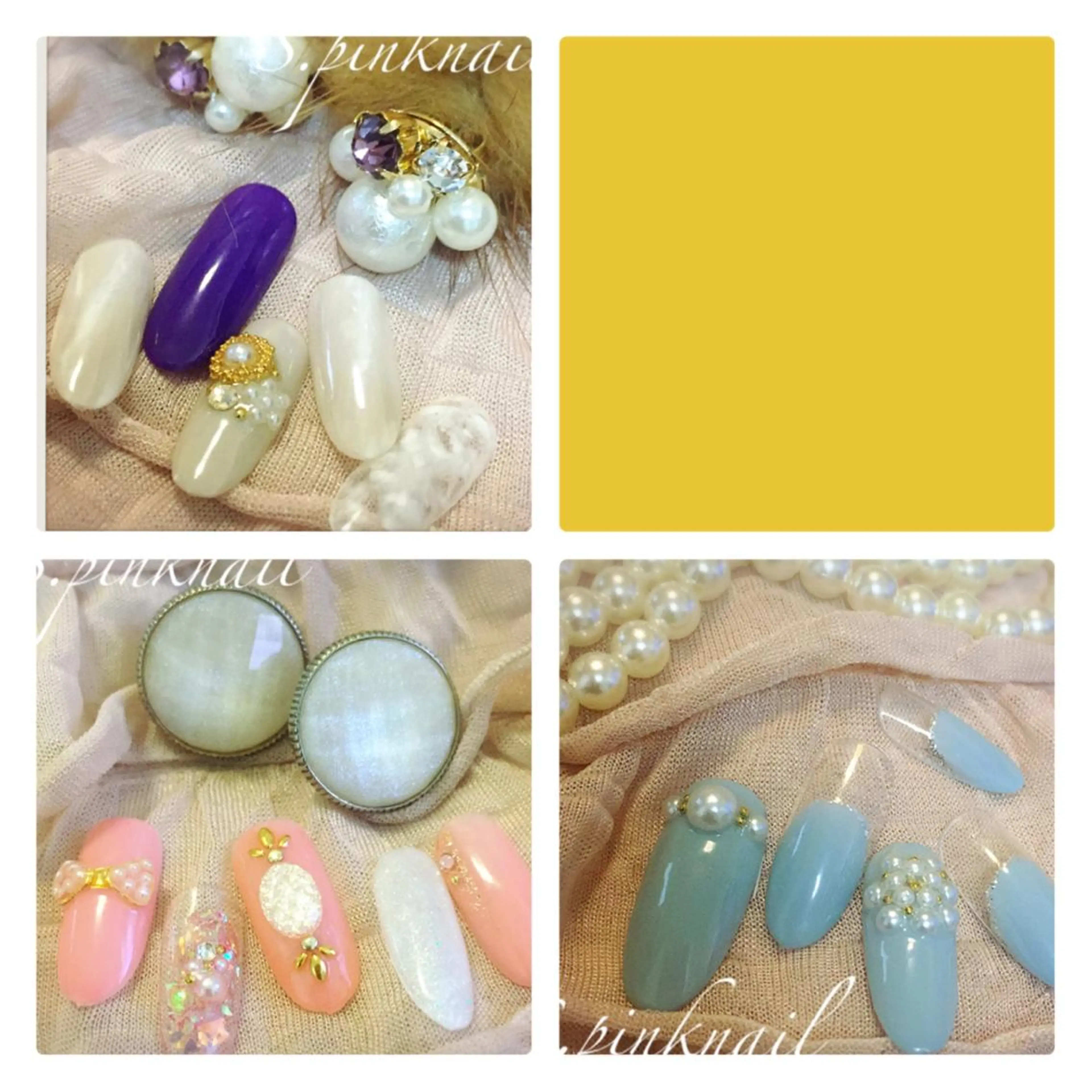 ネイル 春ネイル Sincerely ☺︎のネイルデザイン