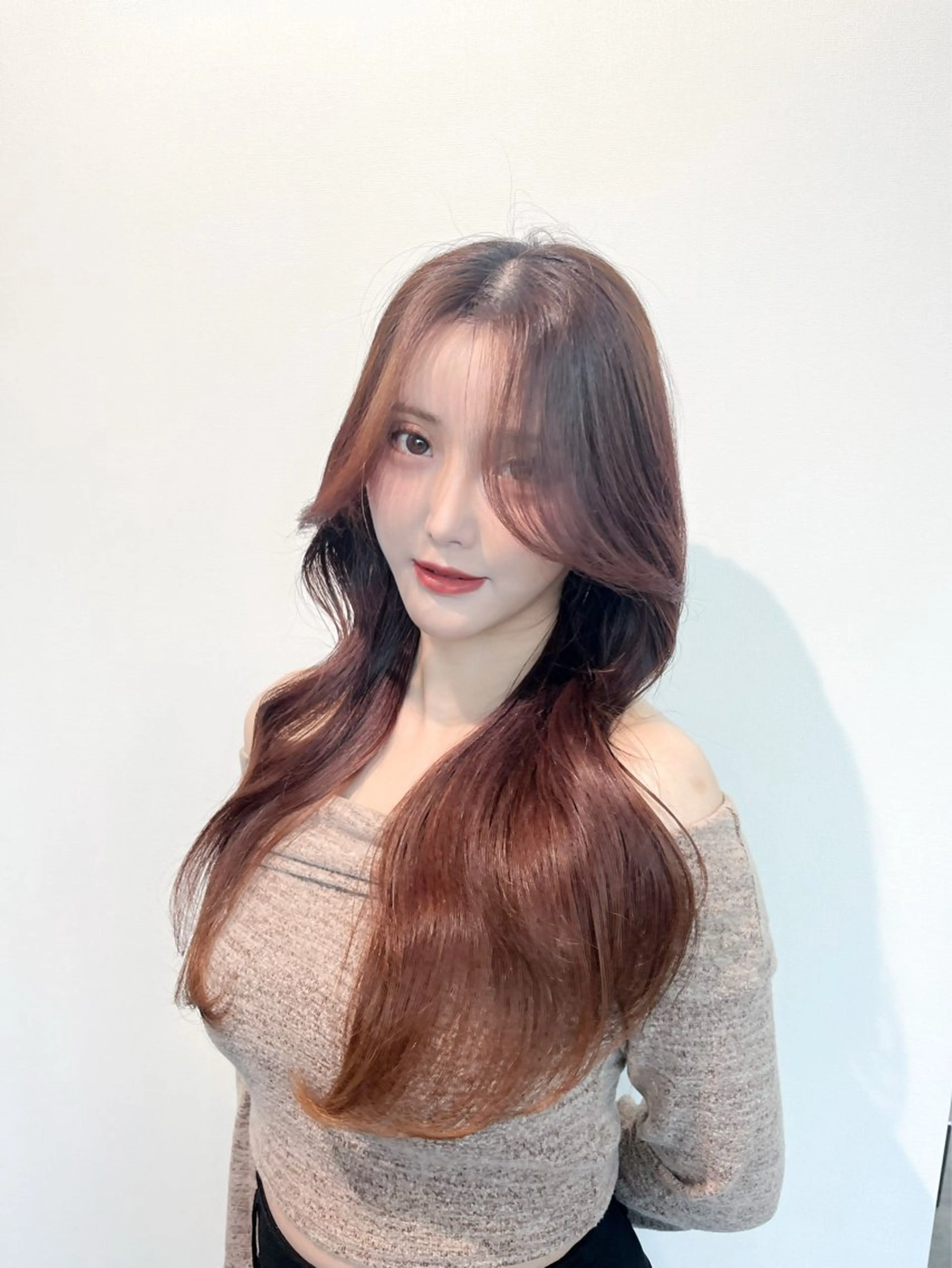 ロング 韓国ヘア/ ミラノのヘアスタイル