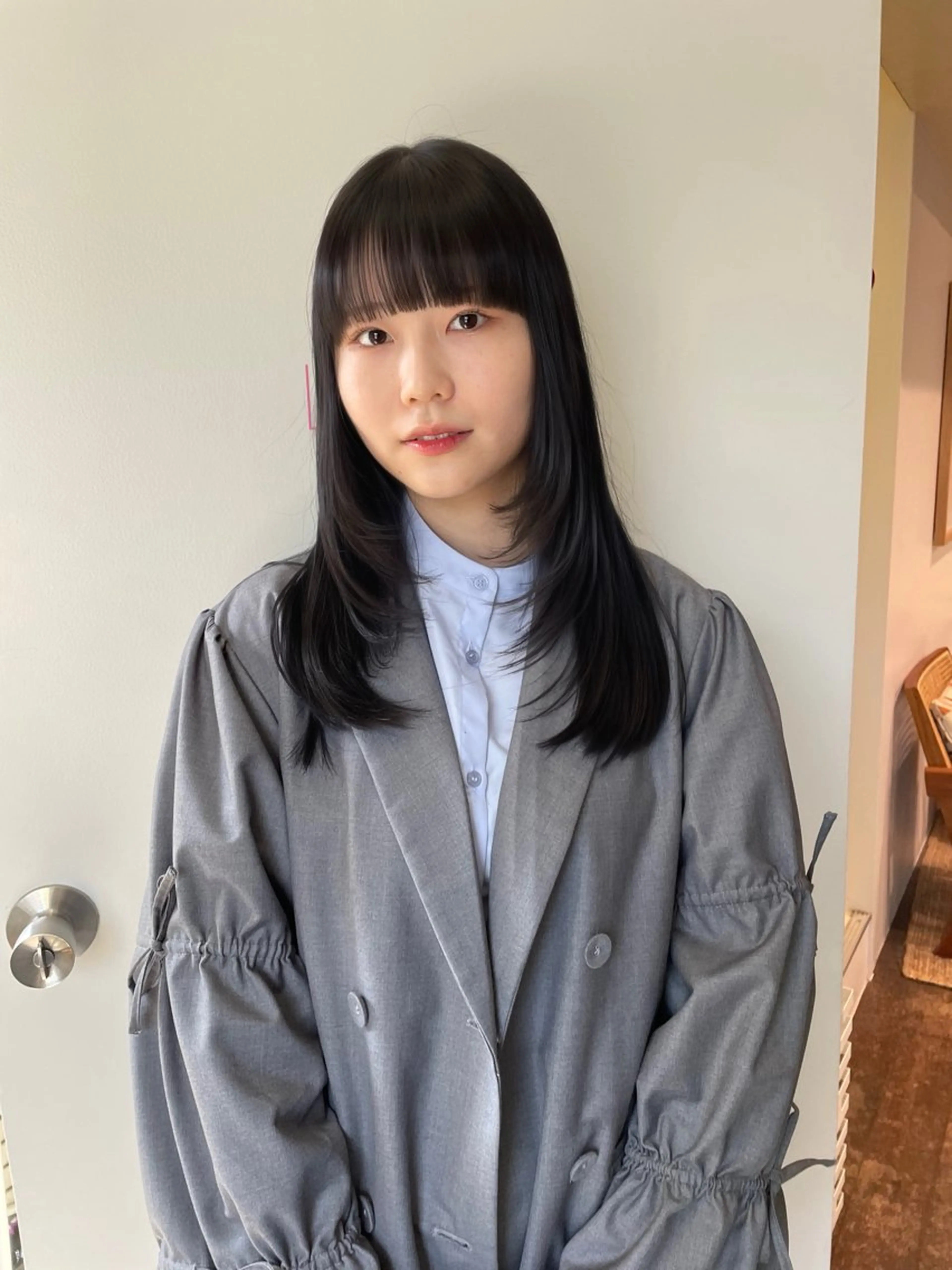 ロング カラー レイヤーカット カット ヘアカラー トリートメント レイヤーカット🎀 kanaのヘアスタイル