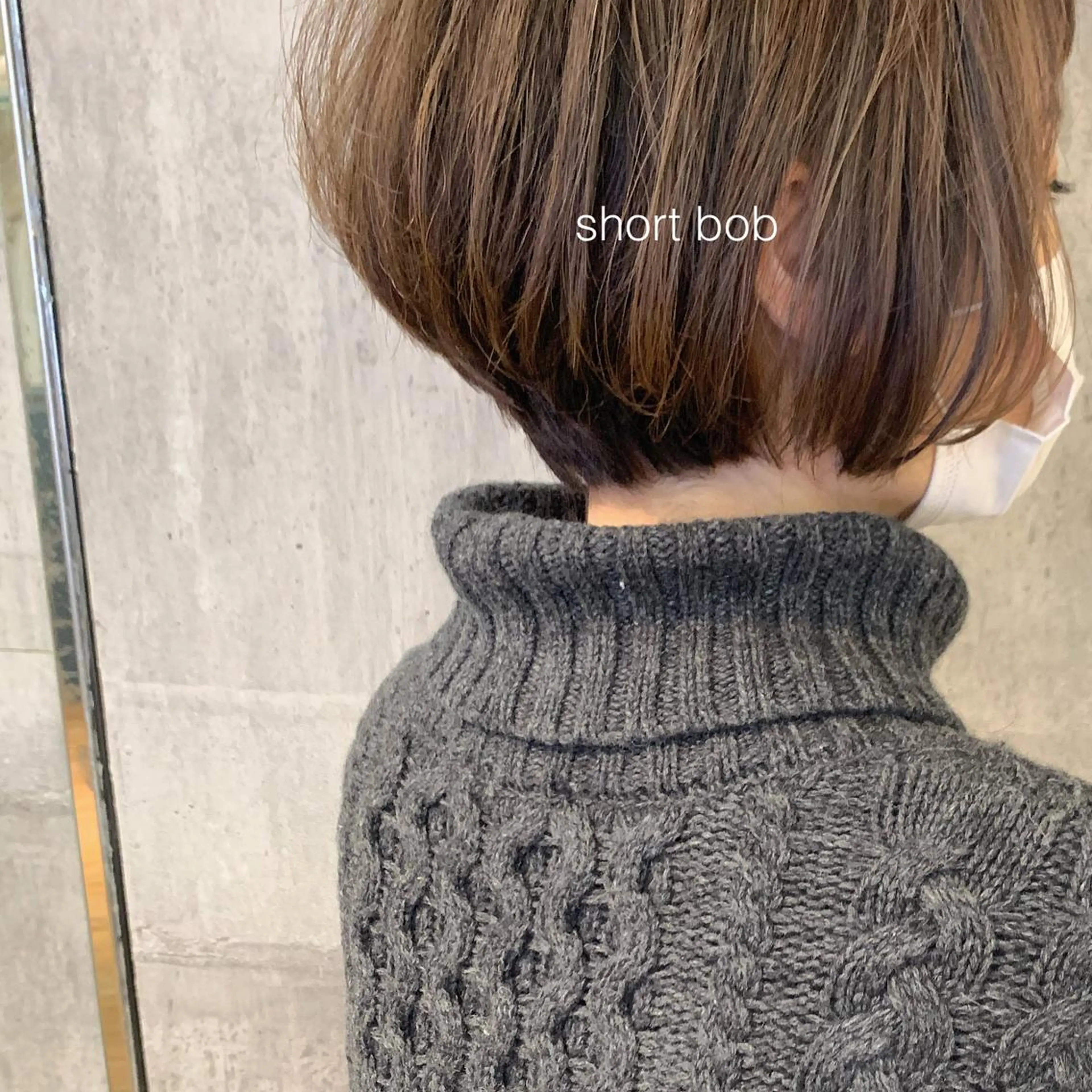 ショート カラー ボブ ﾊｲﾄｰﾝ/ｼｮｰﾄ 村上淳乃🐥のヘアスタイル