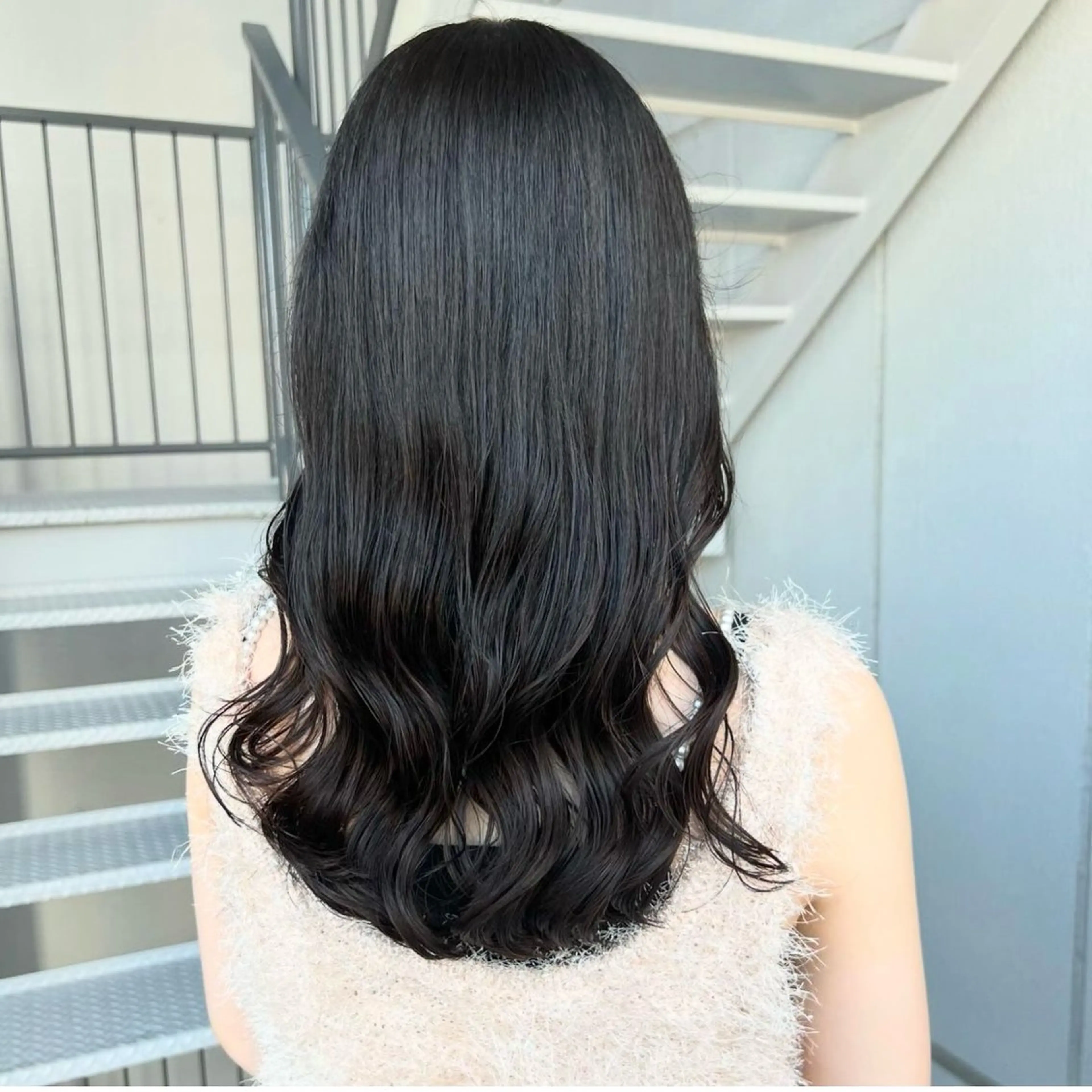 ロング カラー パーマ akane/ボブ /オリーブ/ブラウンのヘアスタイル