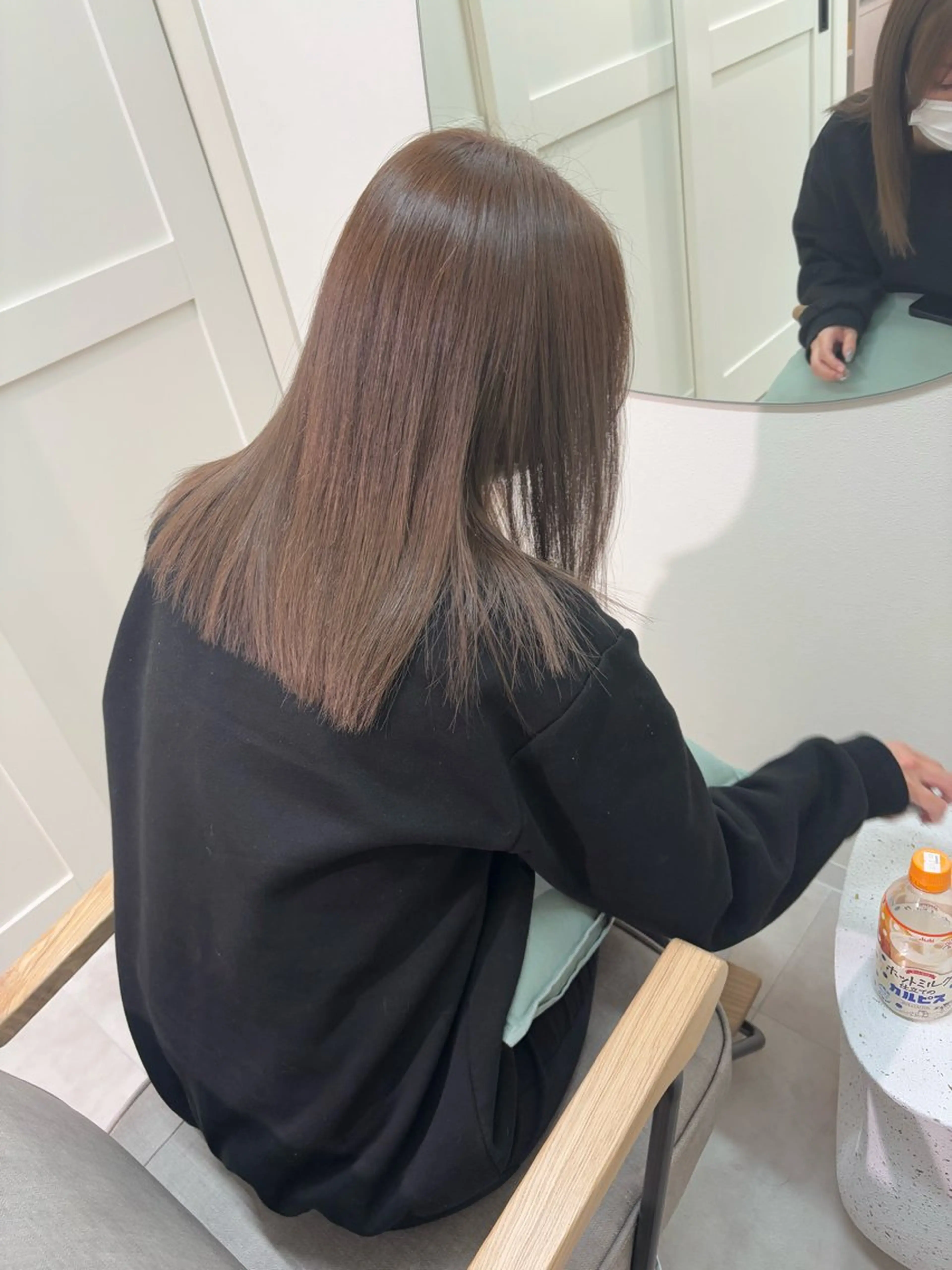 ミディアム newi広島／ Ririaのヘアスタイル